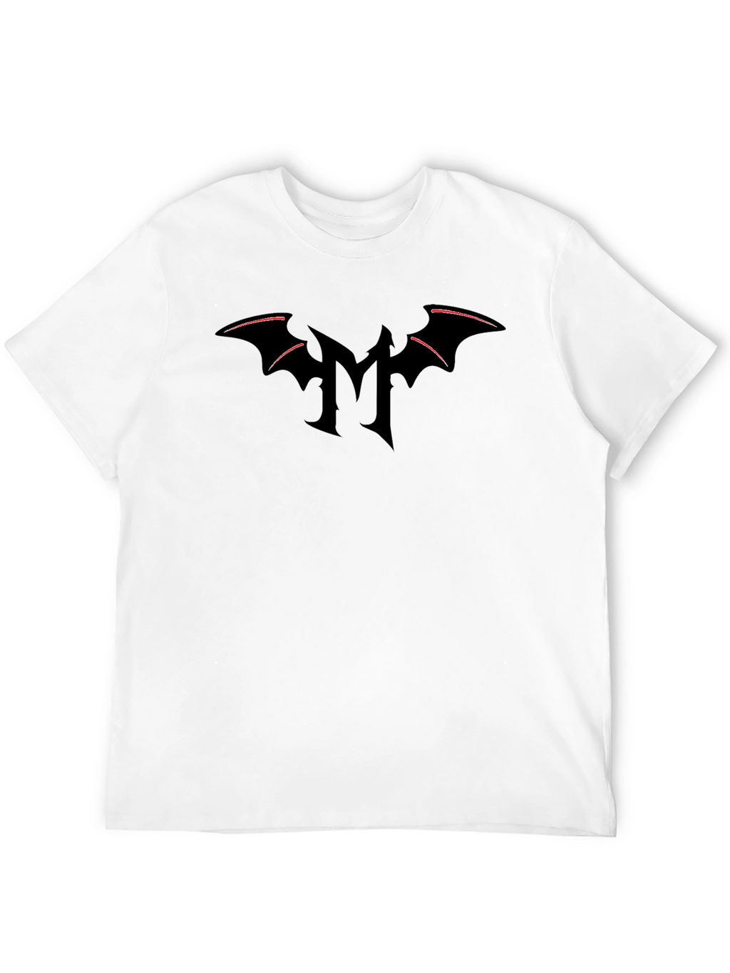 Dark Bat Wing Logo Black T-Shirt