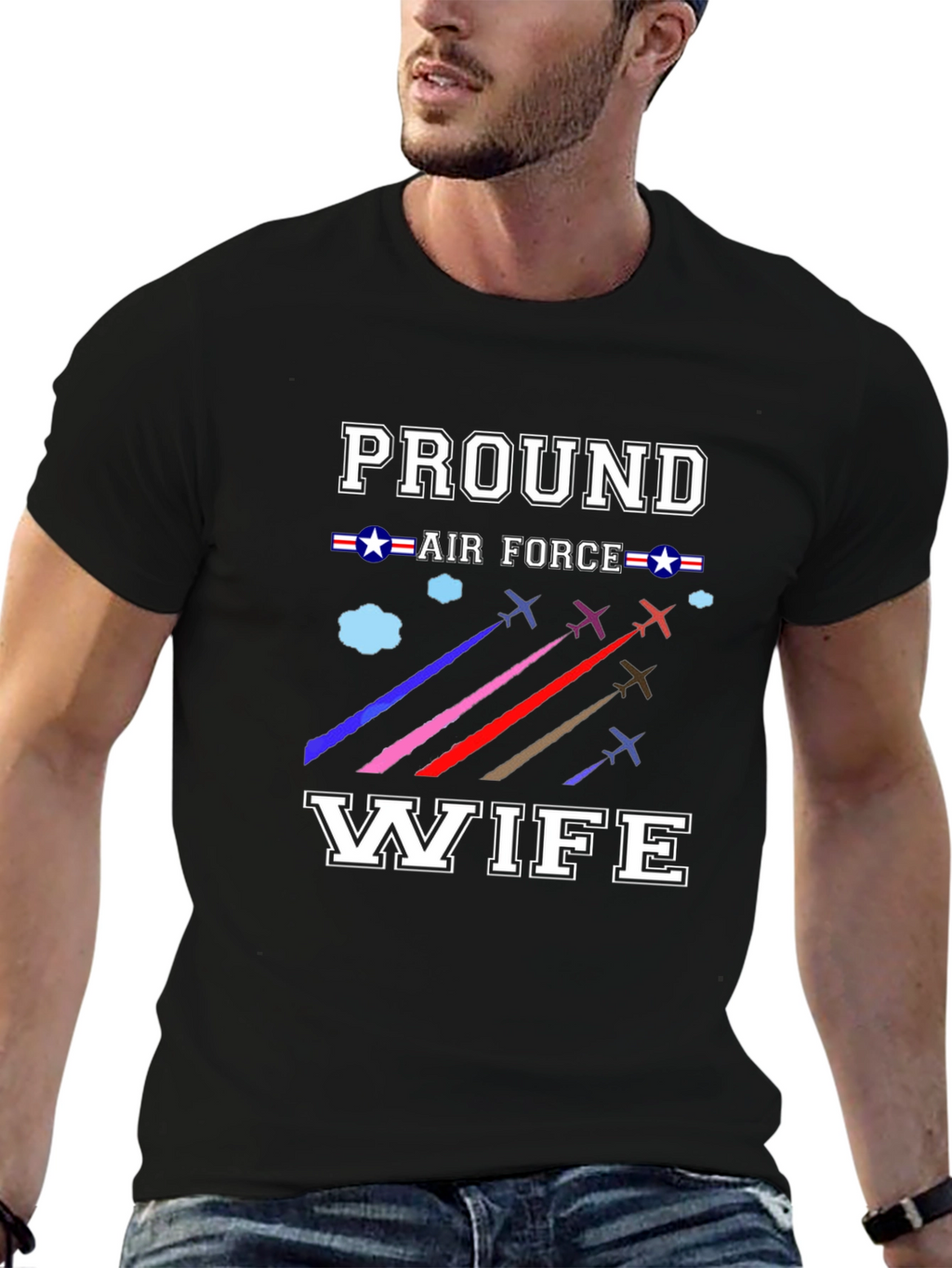 Proud Air Force Wife T-Shirt