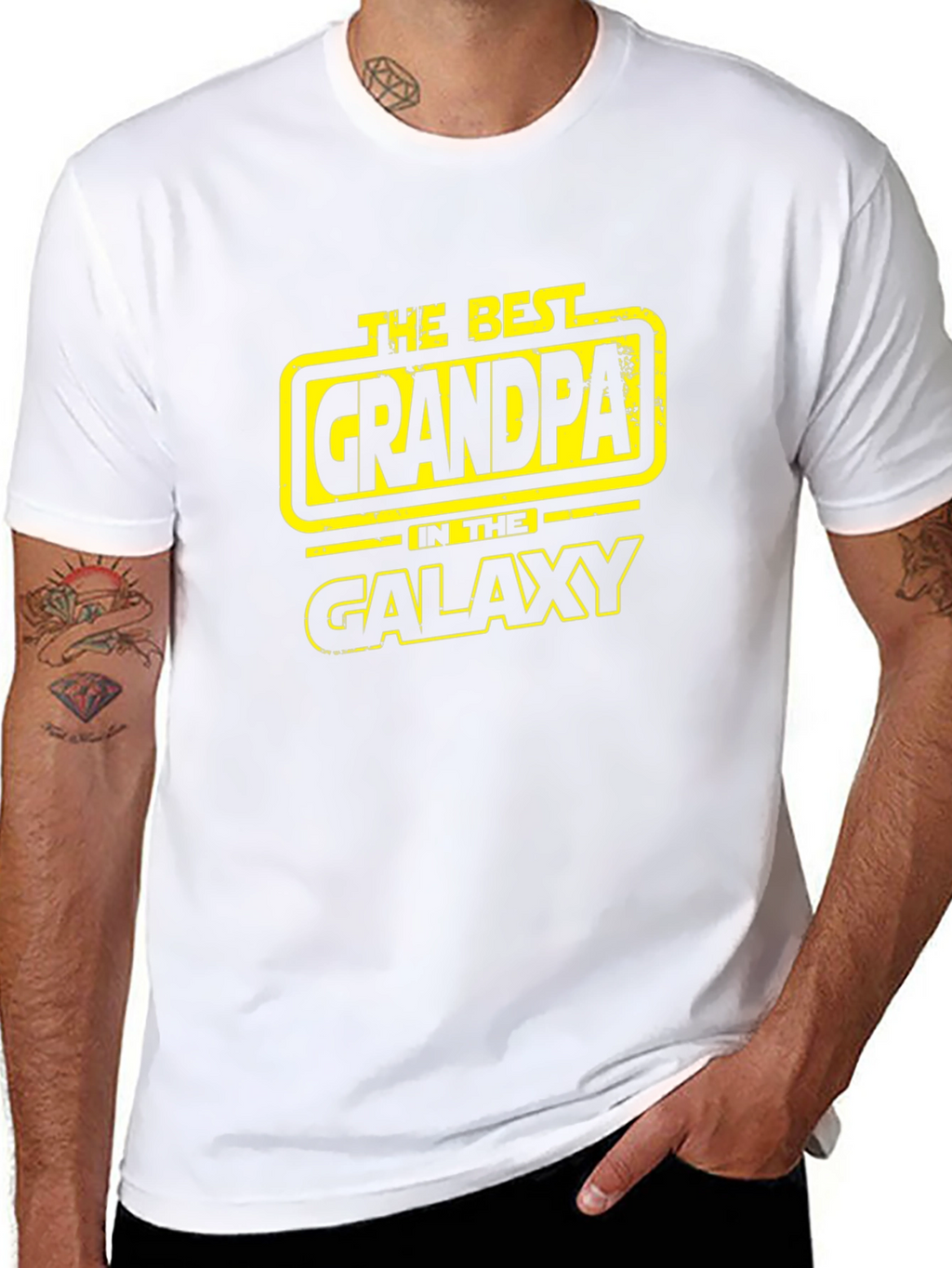 Best Grandpa in the Galaxy Star Wars T-Shirt