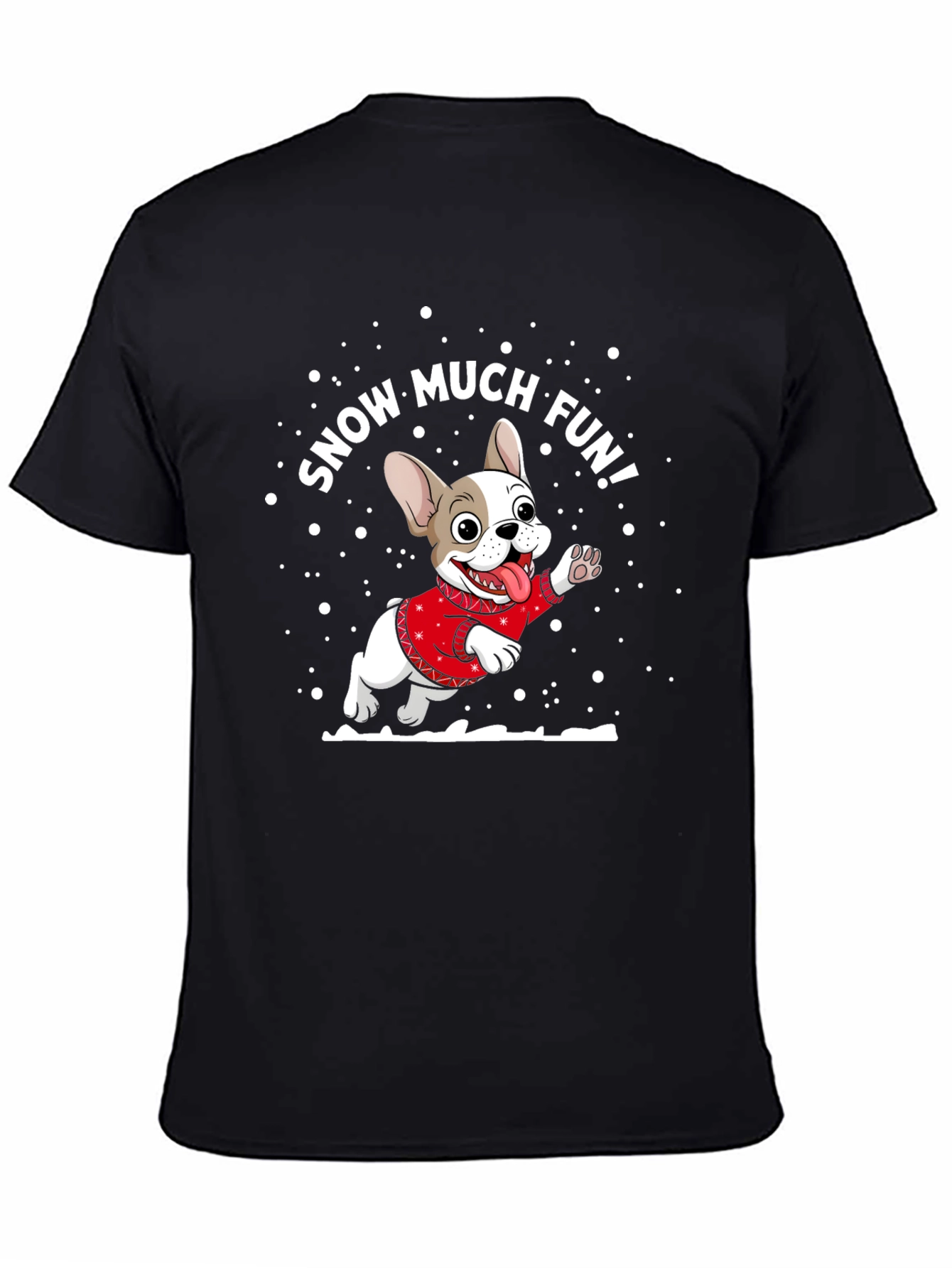 Snow Much Fun Dog Graphic Tee