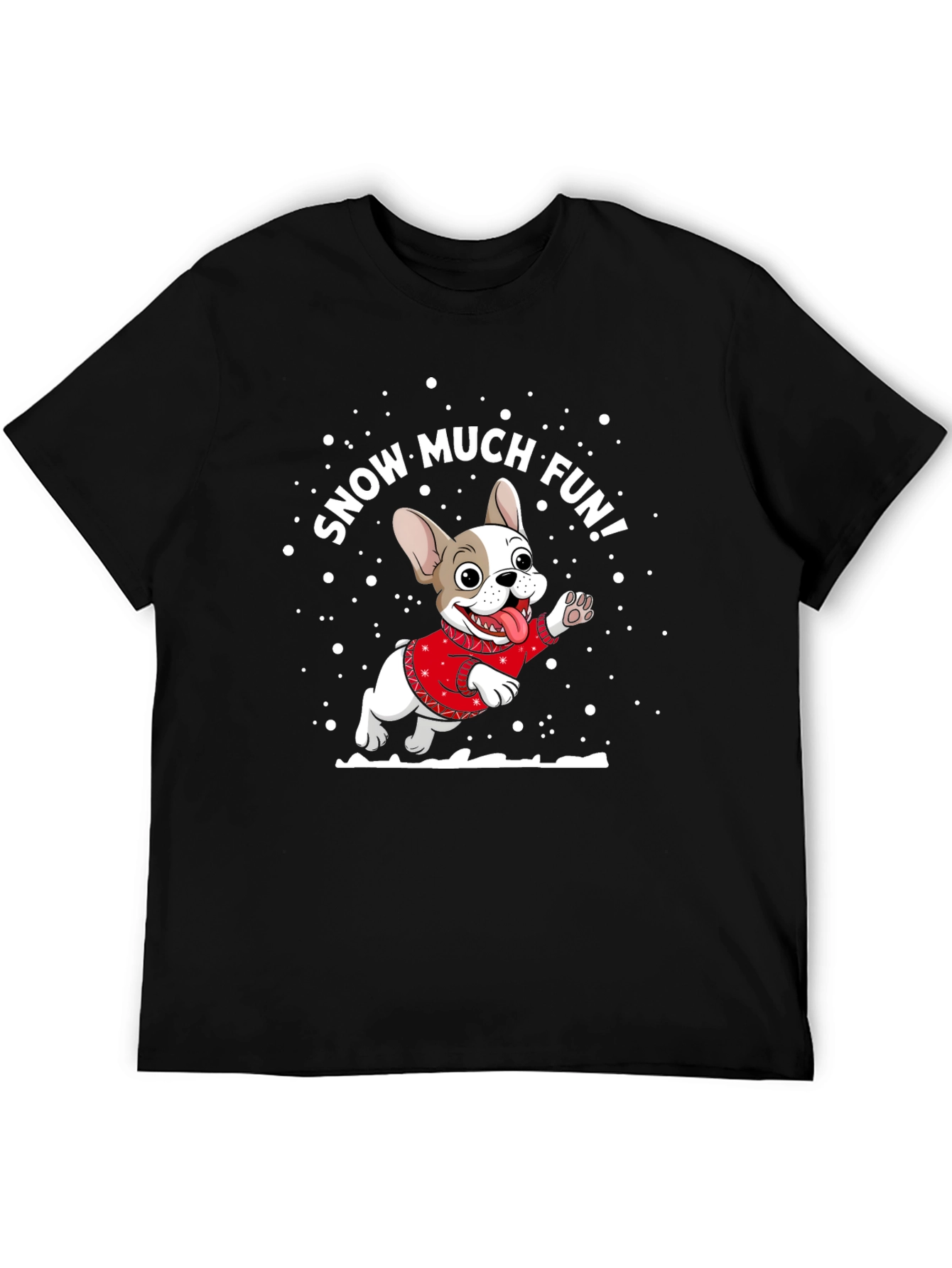 Snow Much Fun Dog Graphic Tee