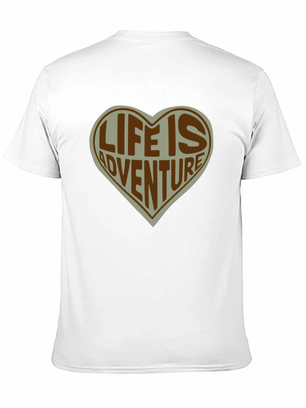 Life is Adventure Heart T-Shirt