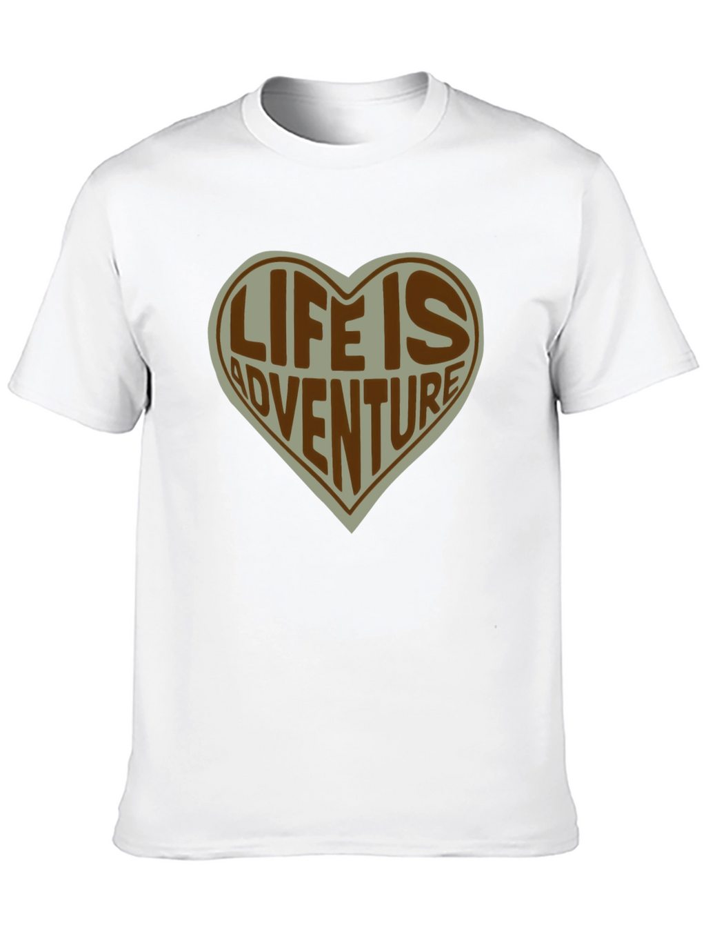 Life is Adventure Heart T-Shirt