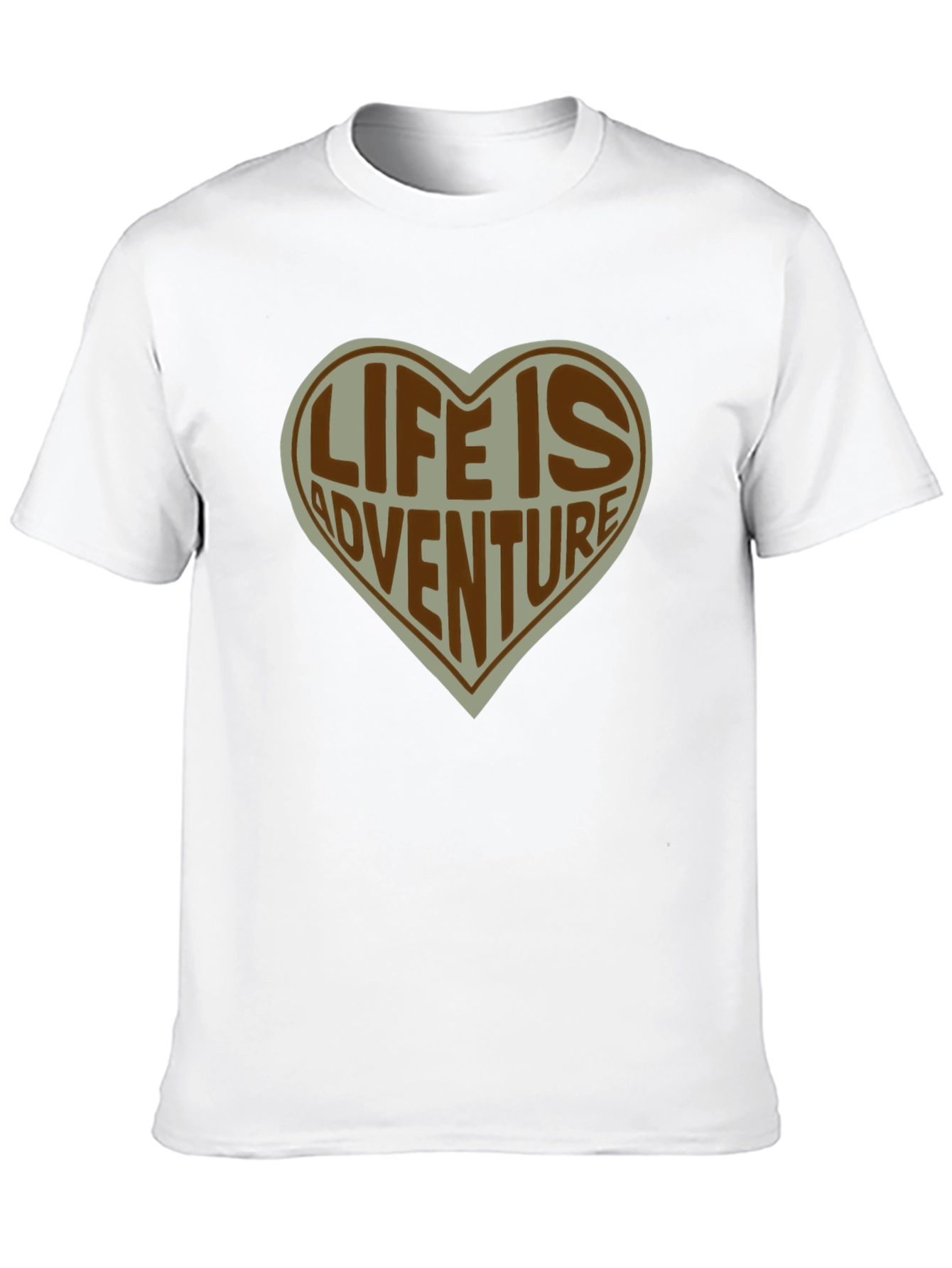 Life is Adventure Heart T-Shirt