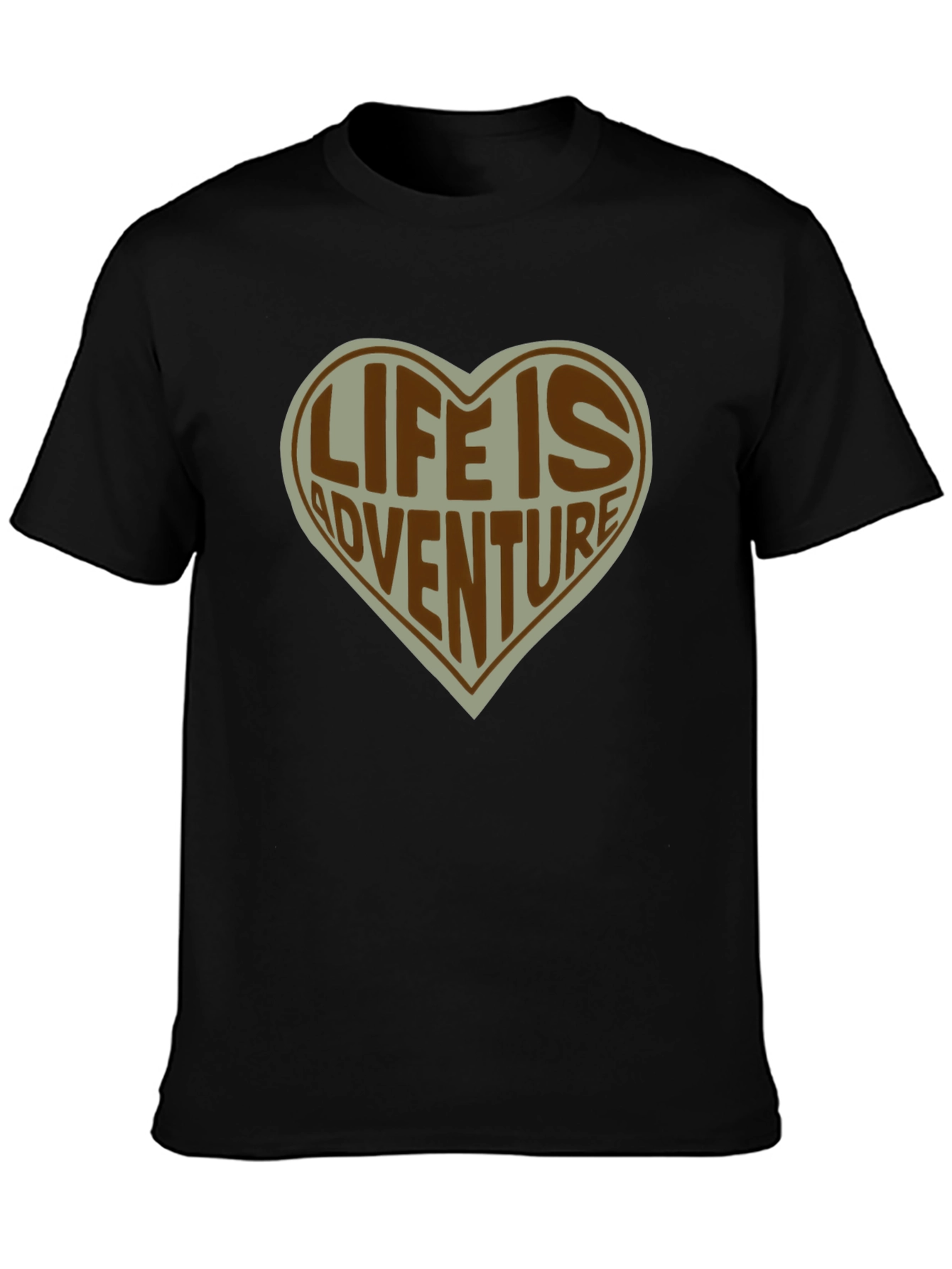 Life is Adventure Heart T-Shirt