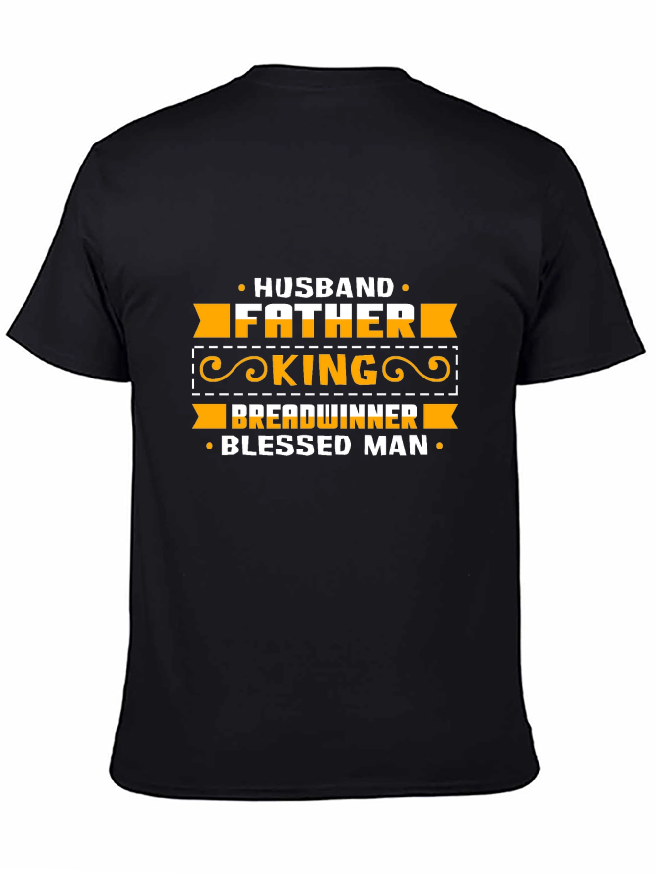 Husband Father King Blessed Man Graphic Tee