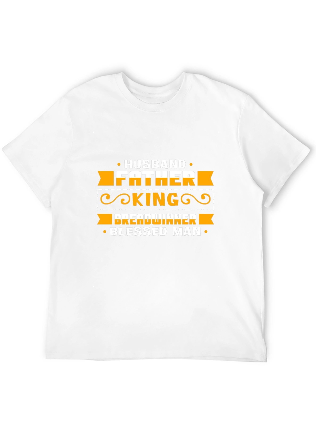 Husband Father King Blessed Man Graphic Tee