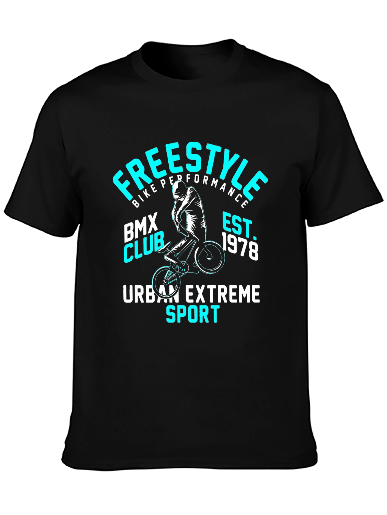 Freestyle BMX Club T-Shirt - Urban Extreme Sport Tee