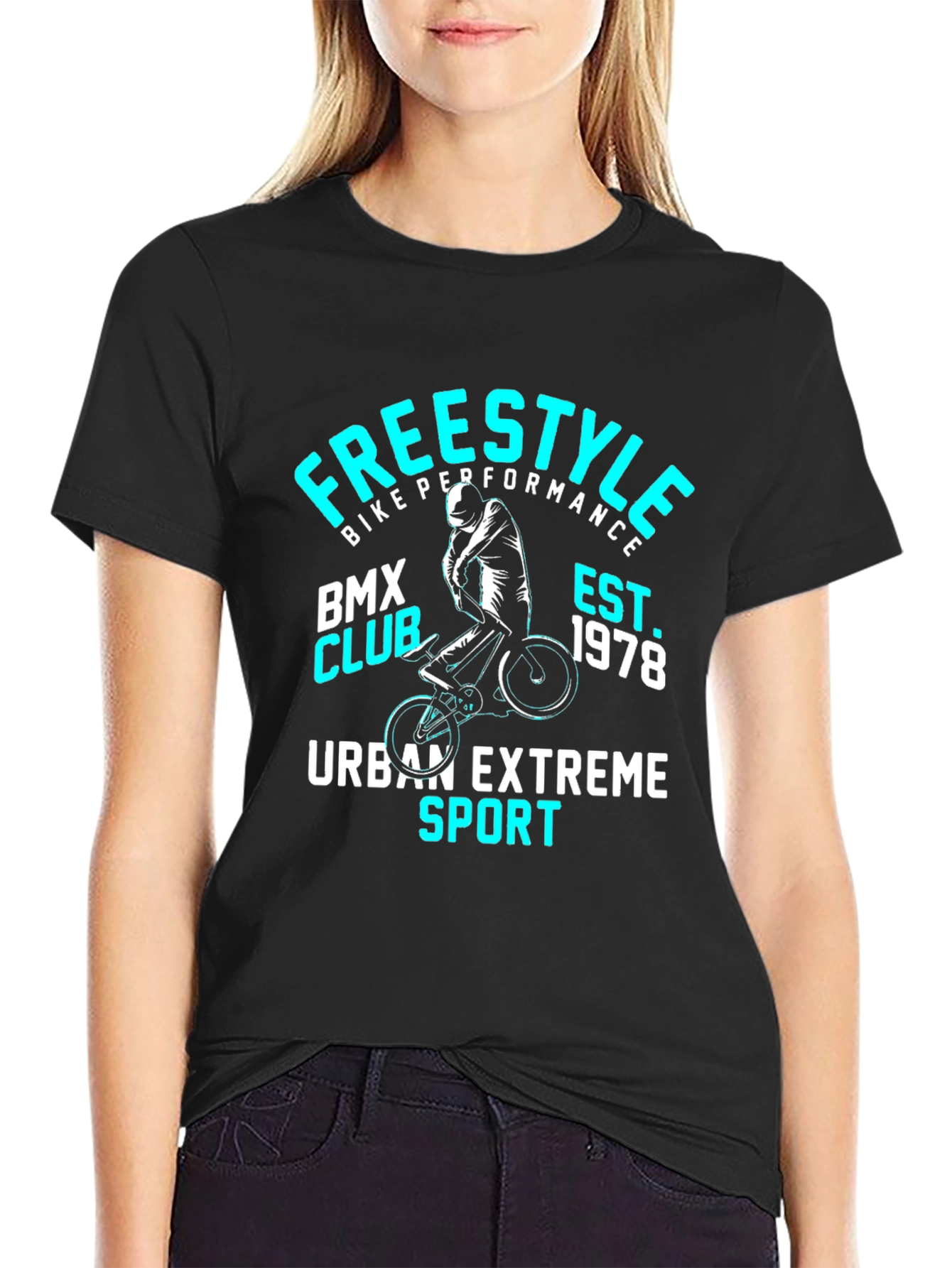 Freestyle BMX Club T-Shirt - Urban Extreme Sport Tee