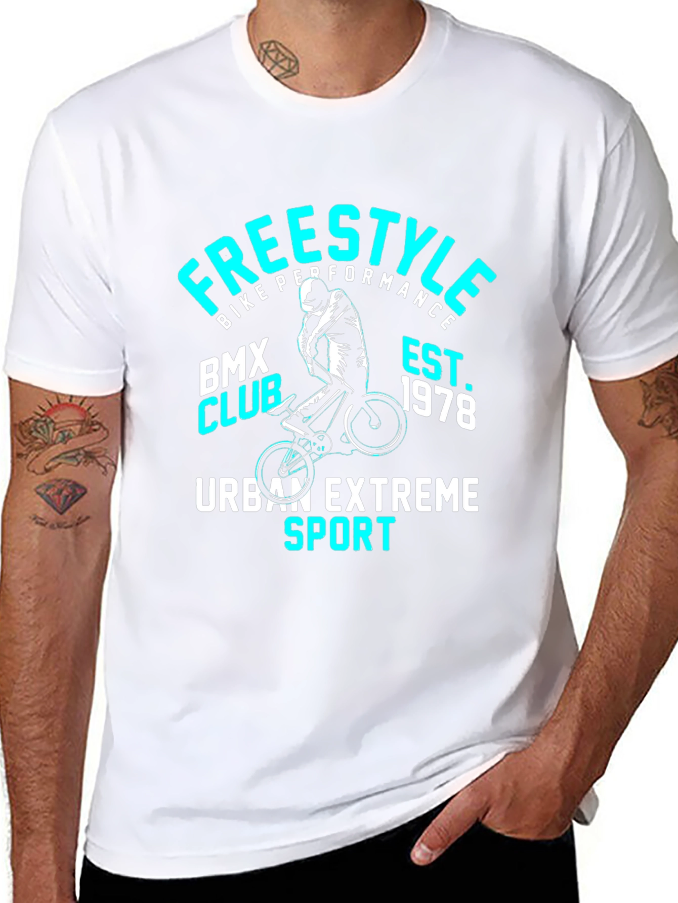 Freestyle BMX Club T-Shirt - Urban Extreme Sport Tee
