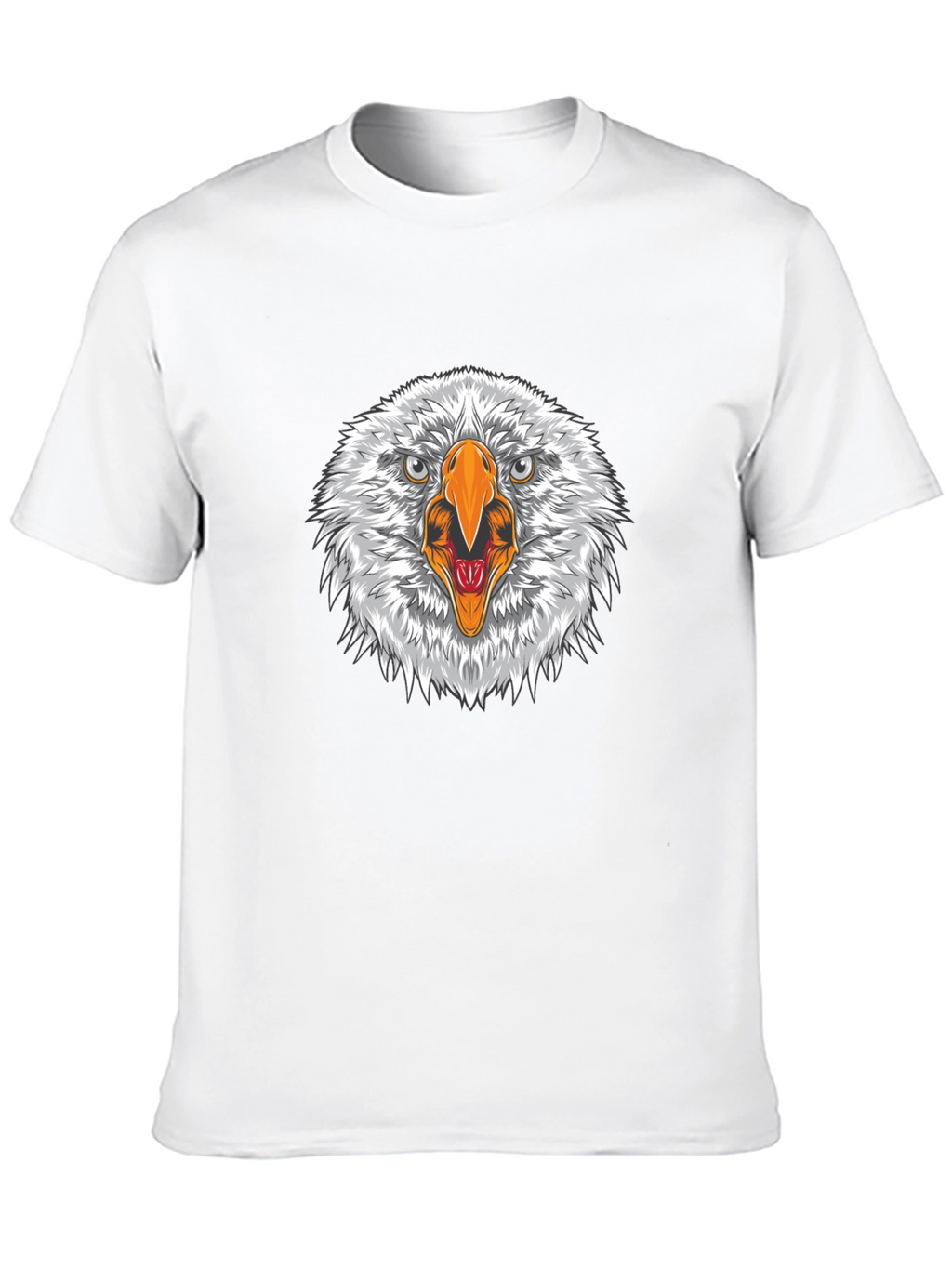 Eagle Head Graphic Black T-Shirt