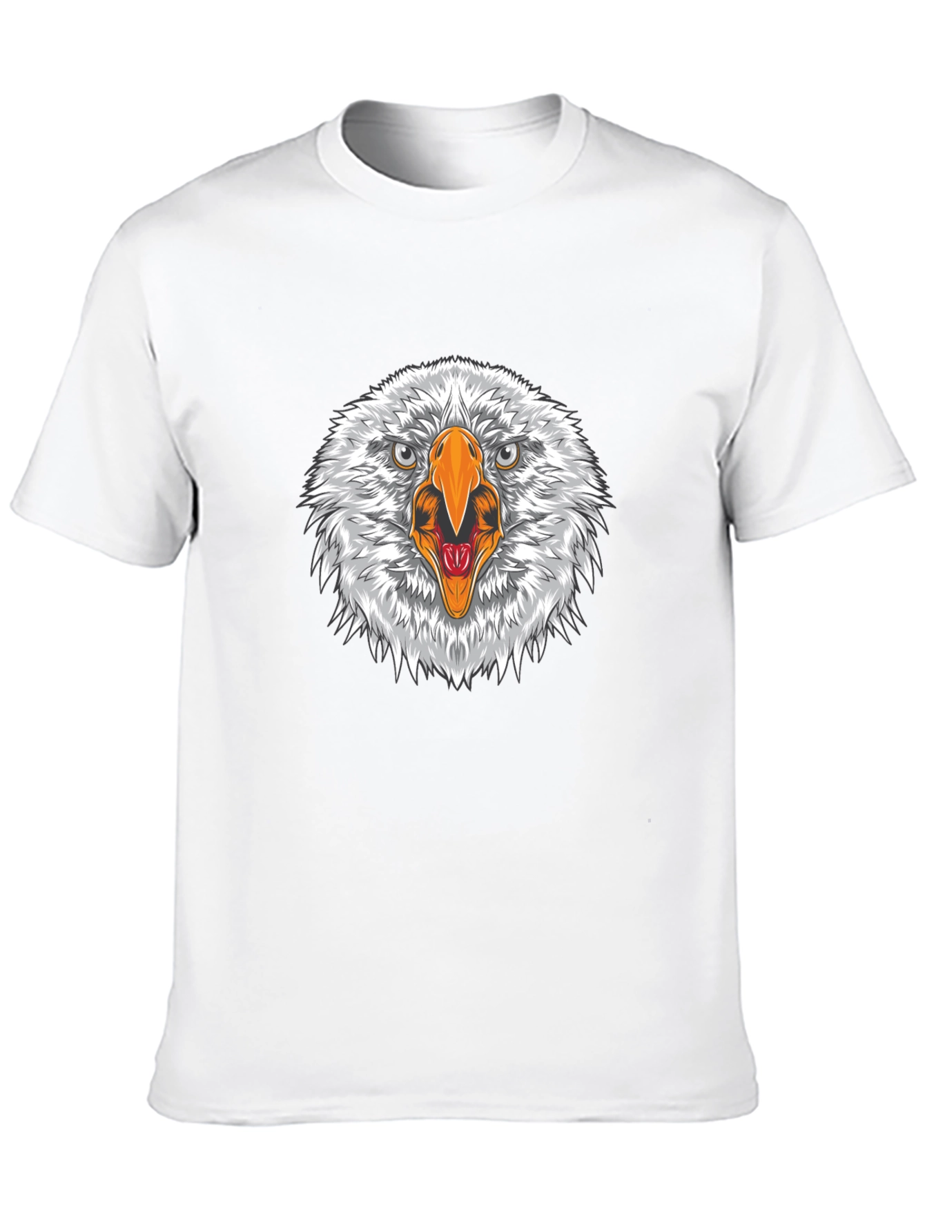 Eagle Head Graphic Black T-Shirt