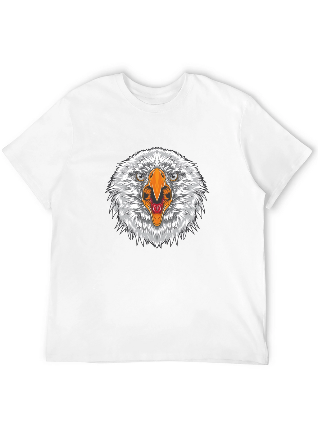 Eagle Head Graphic Black T-Shirt