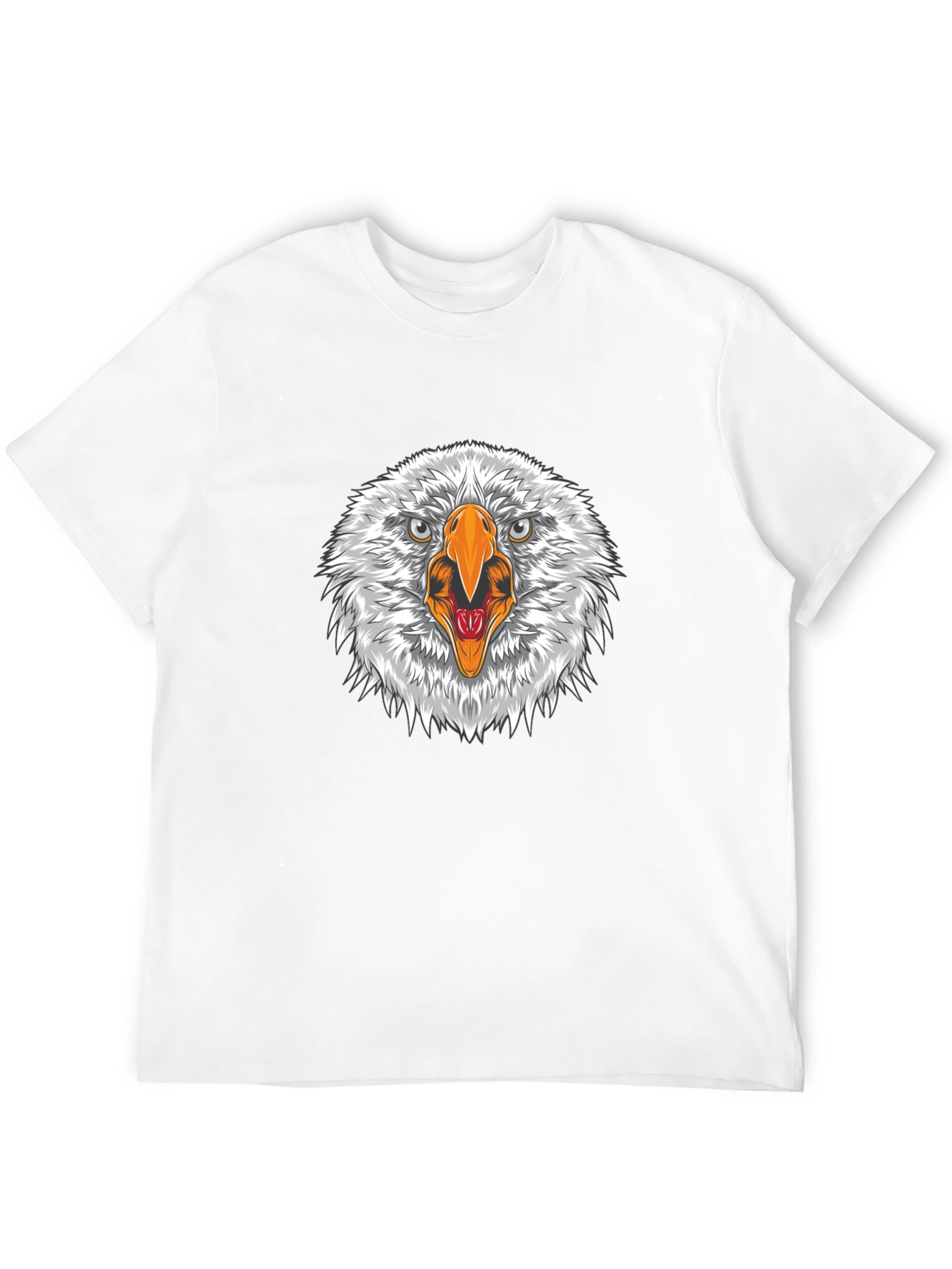 Eagle Head Graphic Black T-Shirt