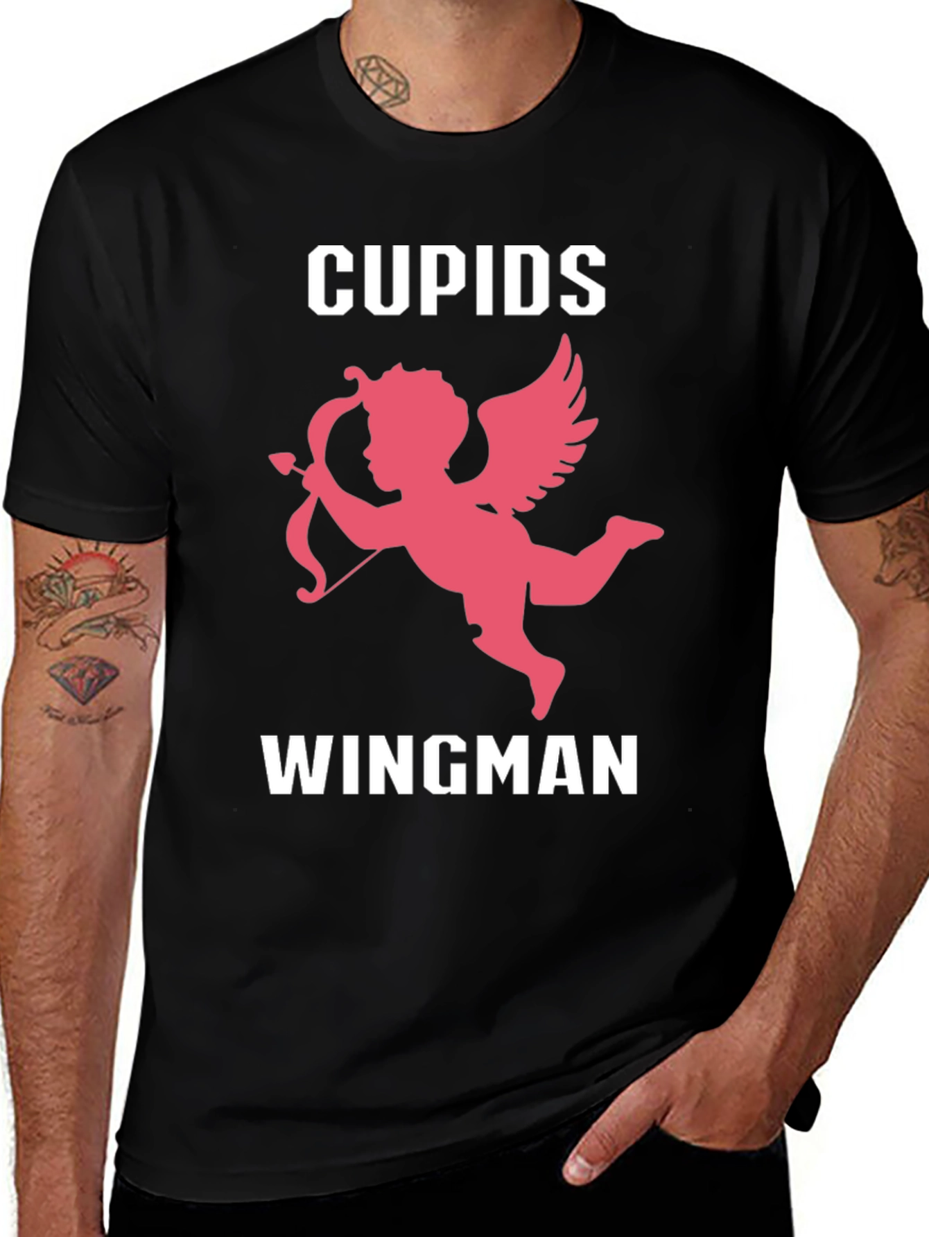 Cupids Wingman T-Shirt - Valentines Day