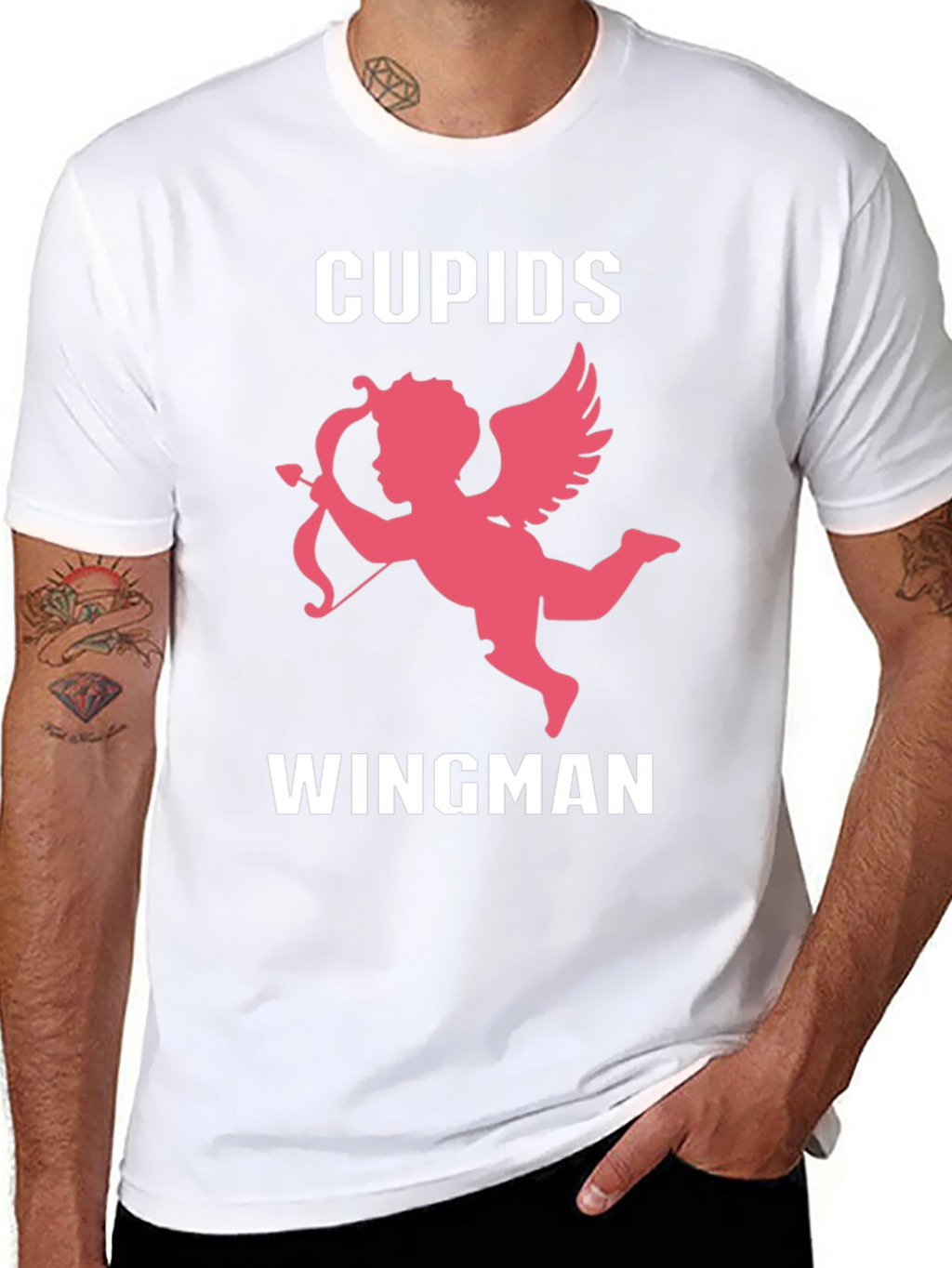 Cupids Wingman T-Shirt - Valentines Day