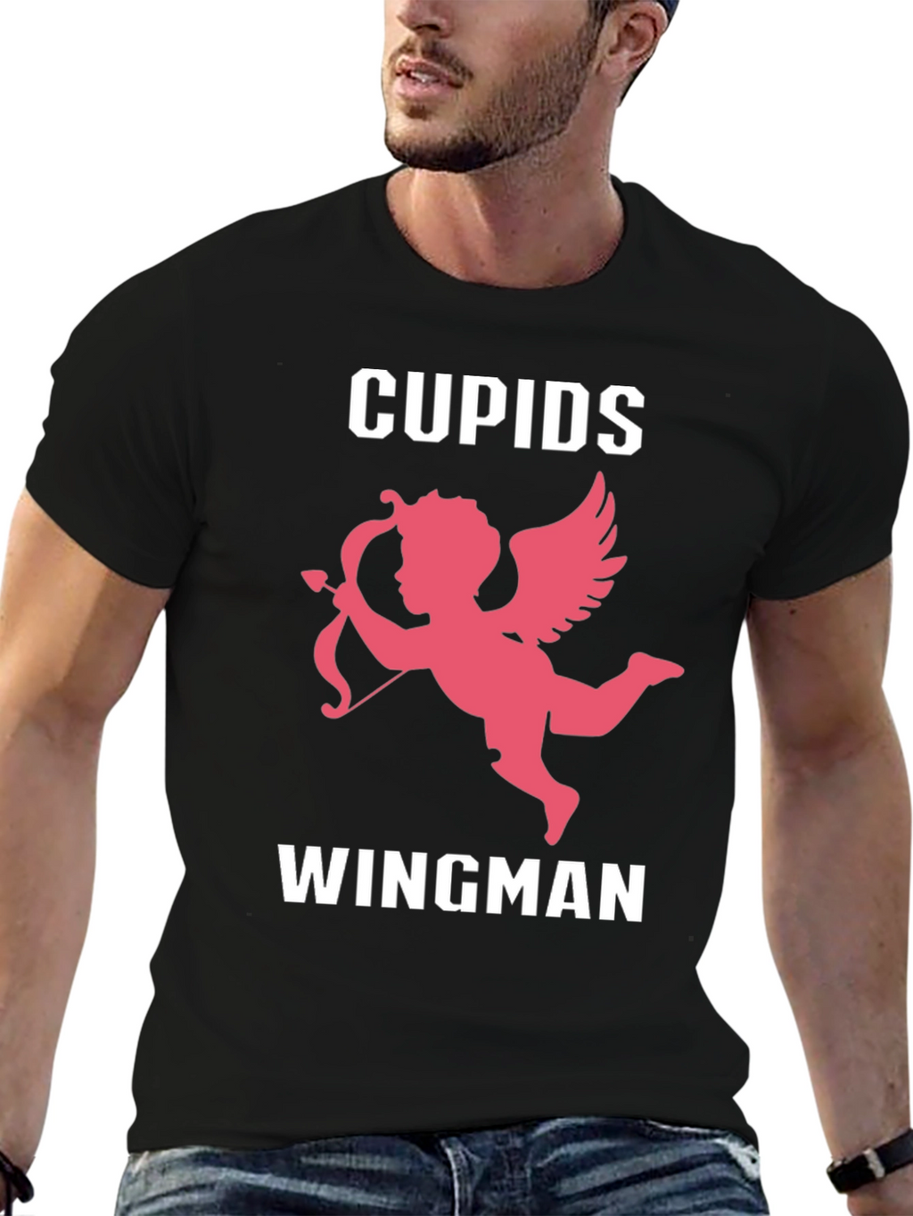 Cupids Wingman T-Shirt - Valentines Day