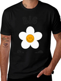 Big Energy Smiley Flower Graphic Tee
