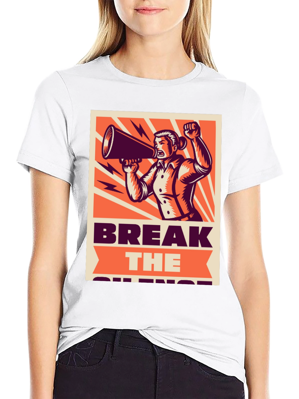 Break the Silence Graphic Tee - Activist Shirt