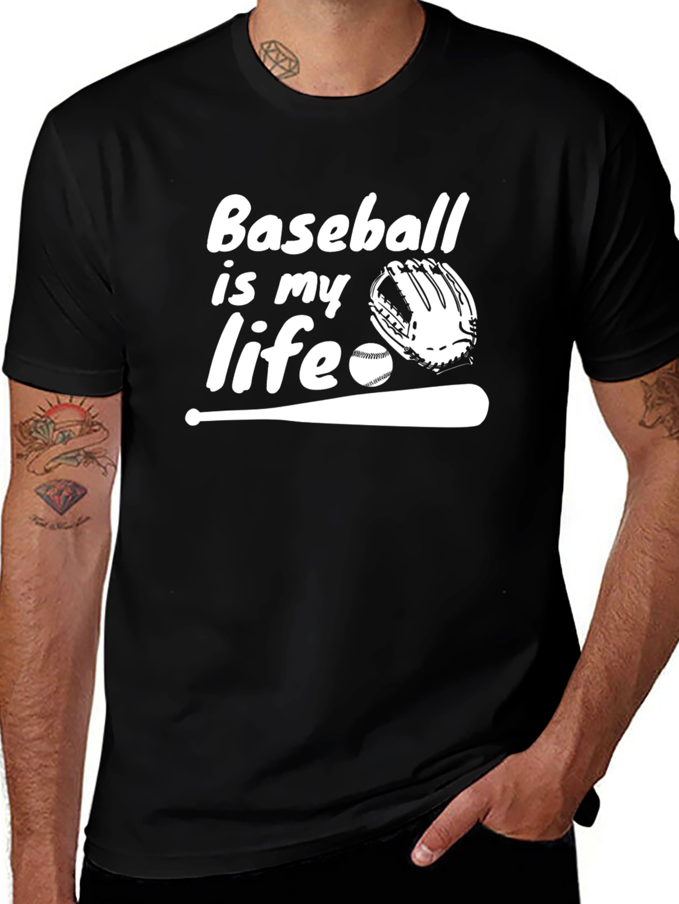 Baseball Is My Life T-Shirt - Sports Tee