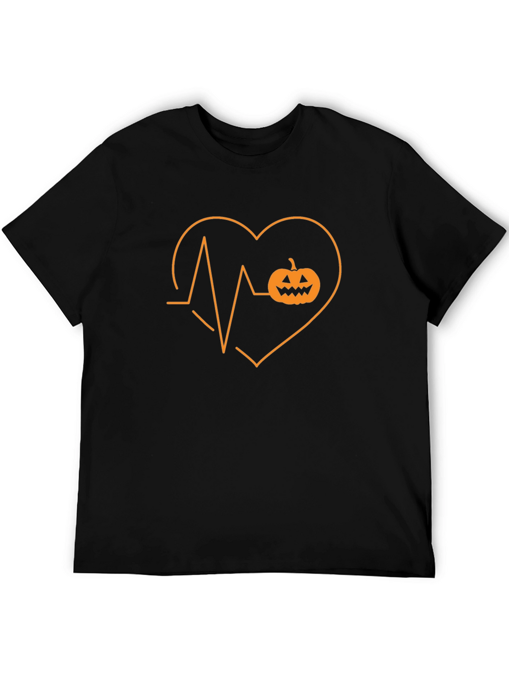 Halloween Heartbeat Pumpkin T-Shirt