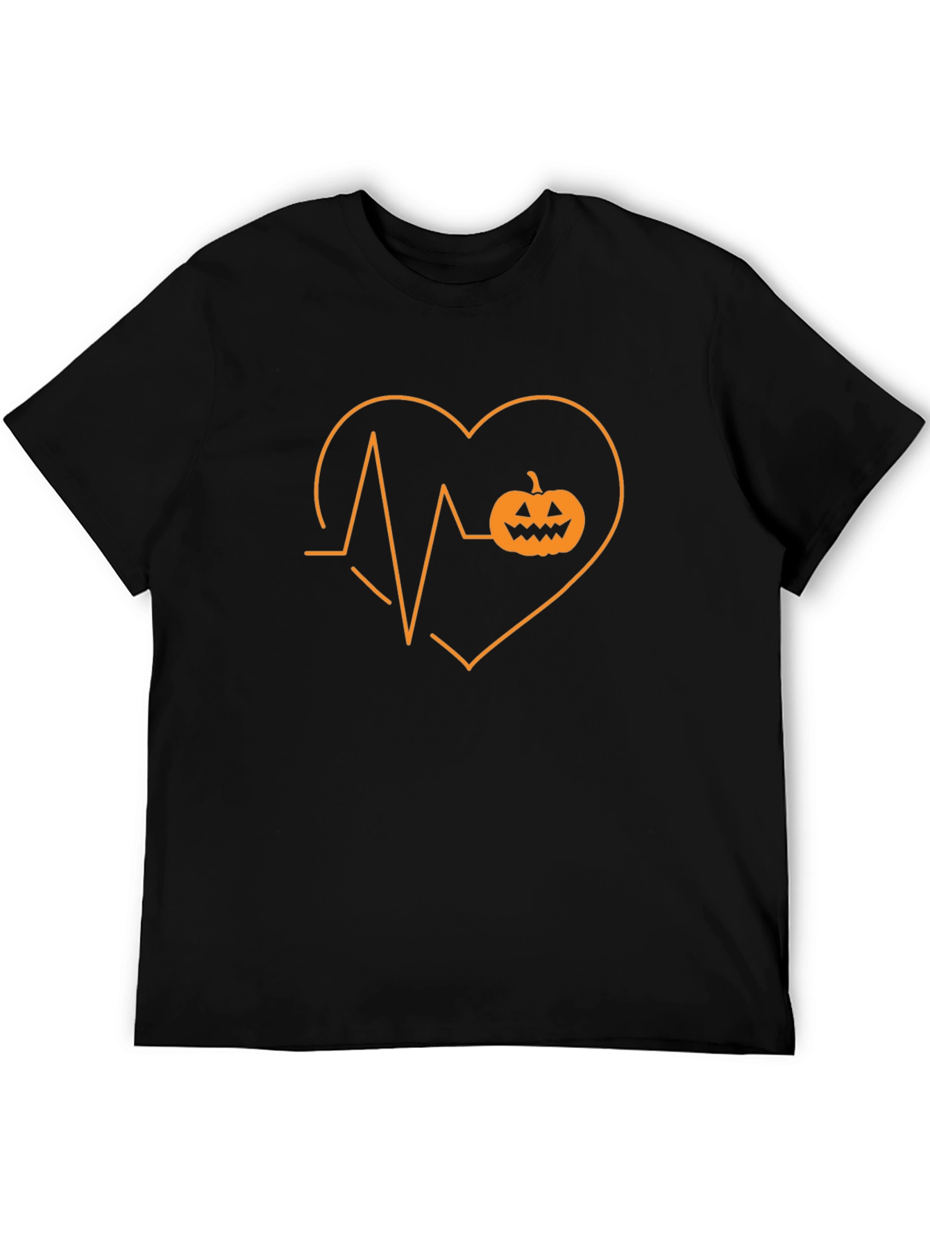 Halloween Heartbeat Pumpkin T-Shirt