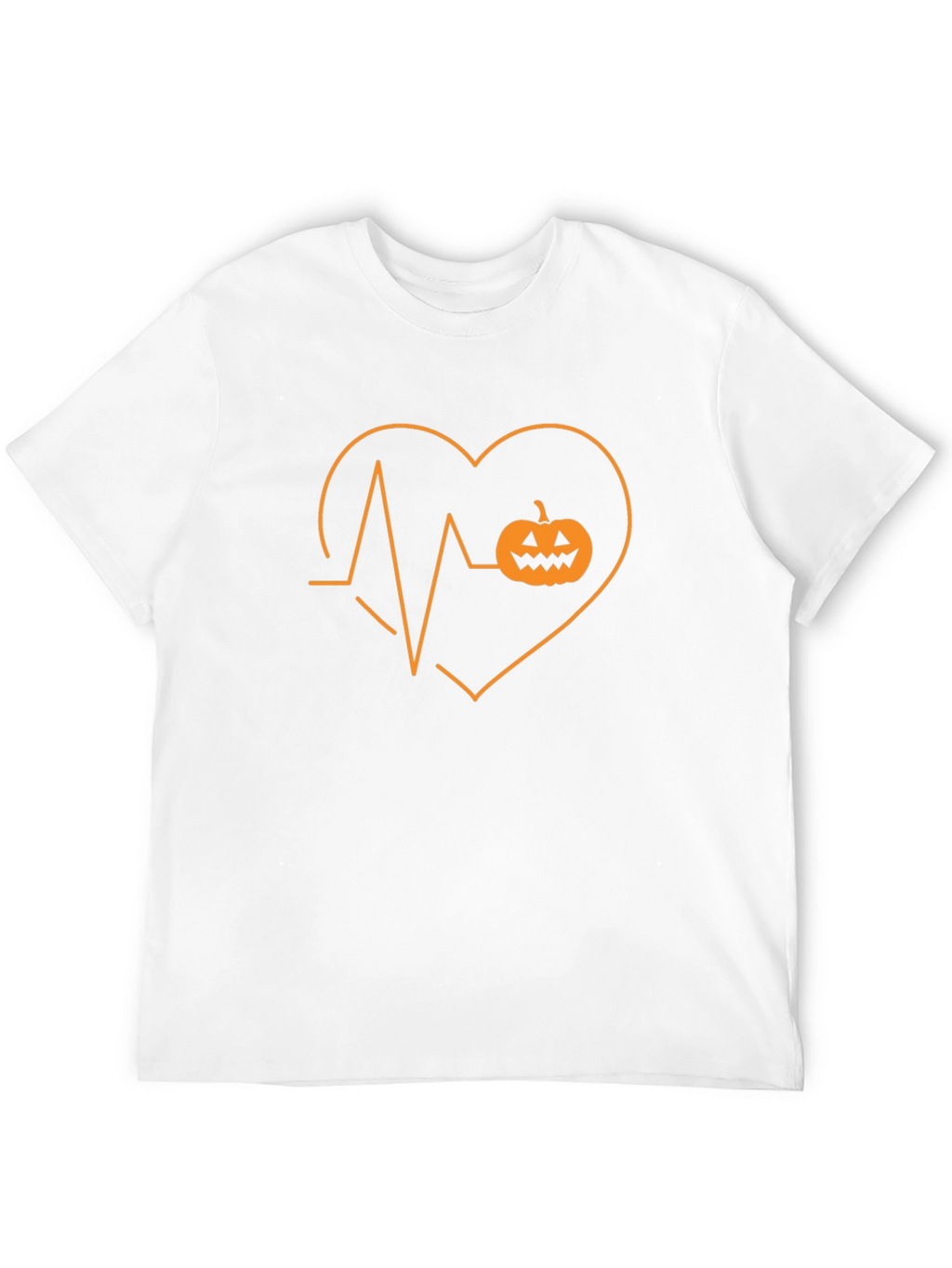 Halloween Heartbeat Pumpkin T-Shirt