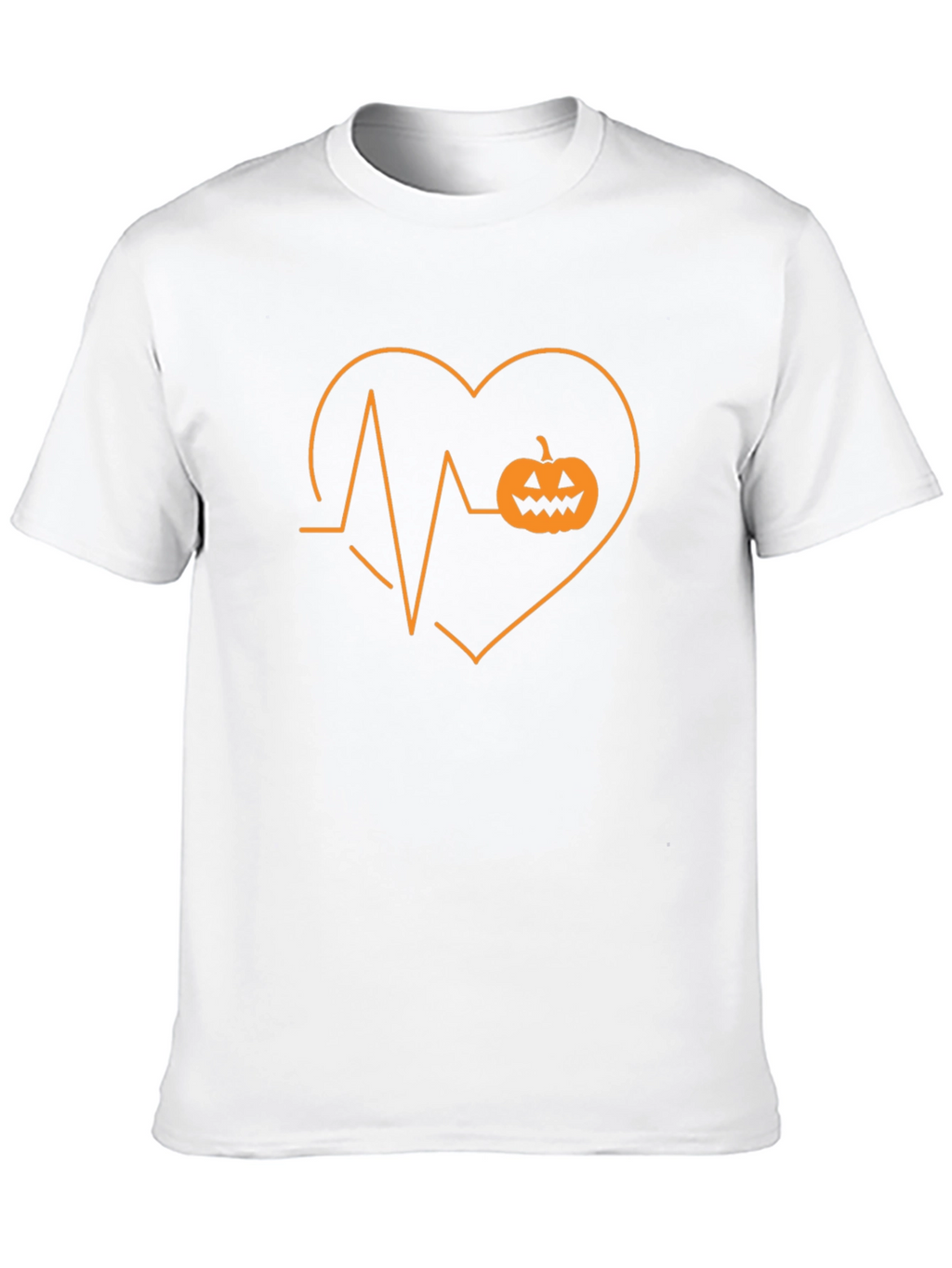 Halloween Heartbeat Pumpkin T-Shirt