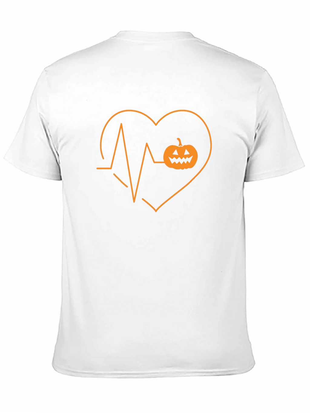 Halloween Heartbeat Pumpkin T-Shirt