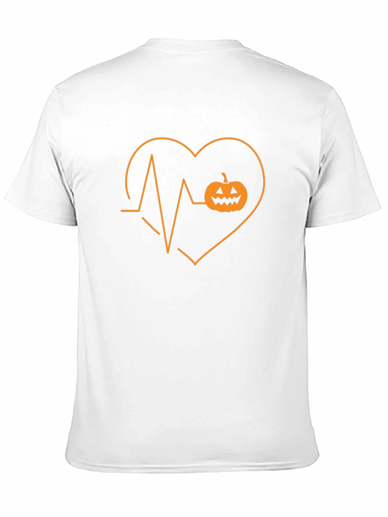 Halloween Heartbeat Pumpkin T-Shirt