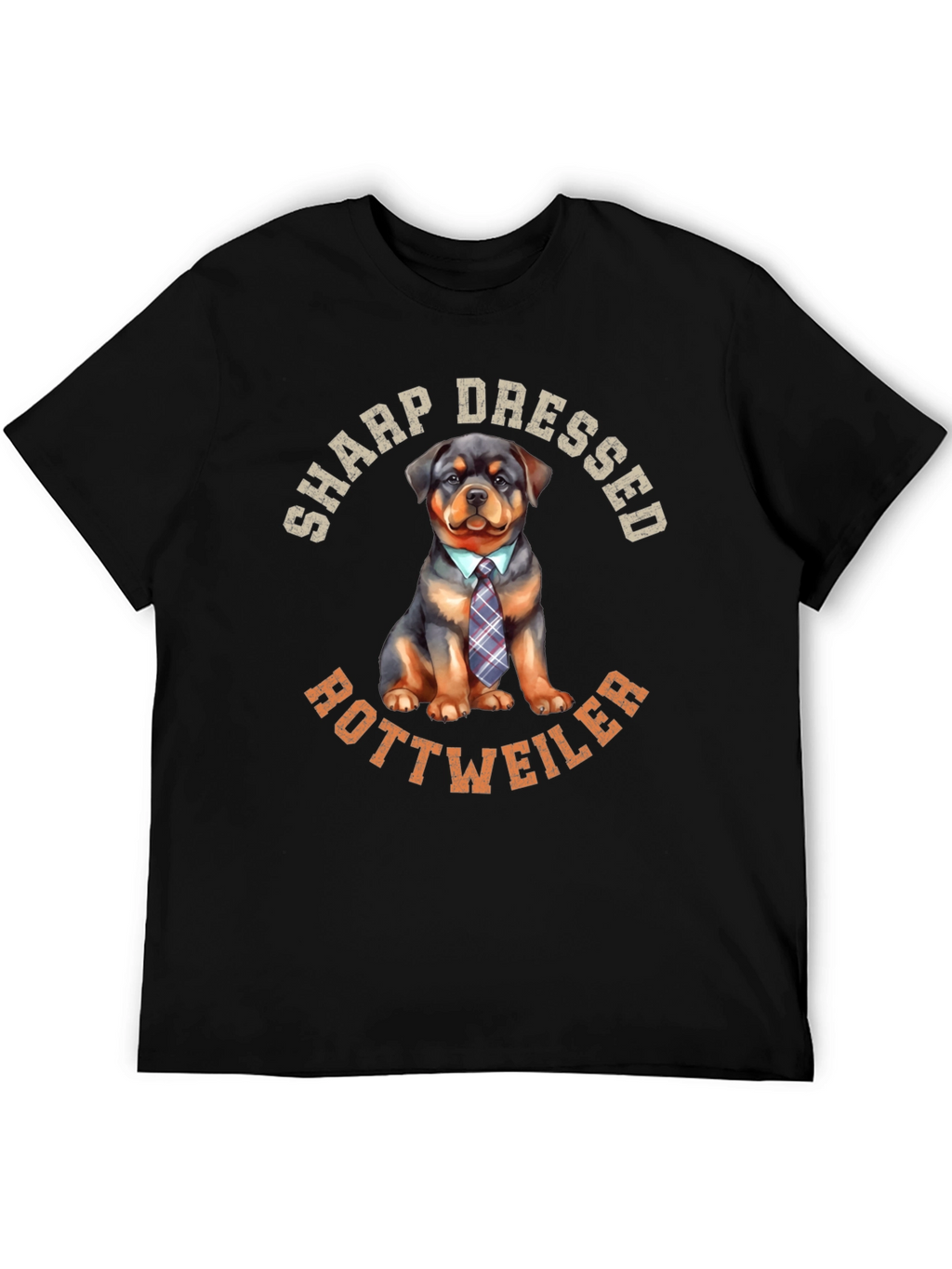 Sharp Dressed Rottweiler Dog Graphic Tee