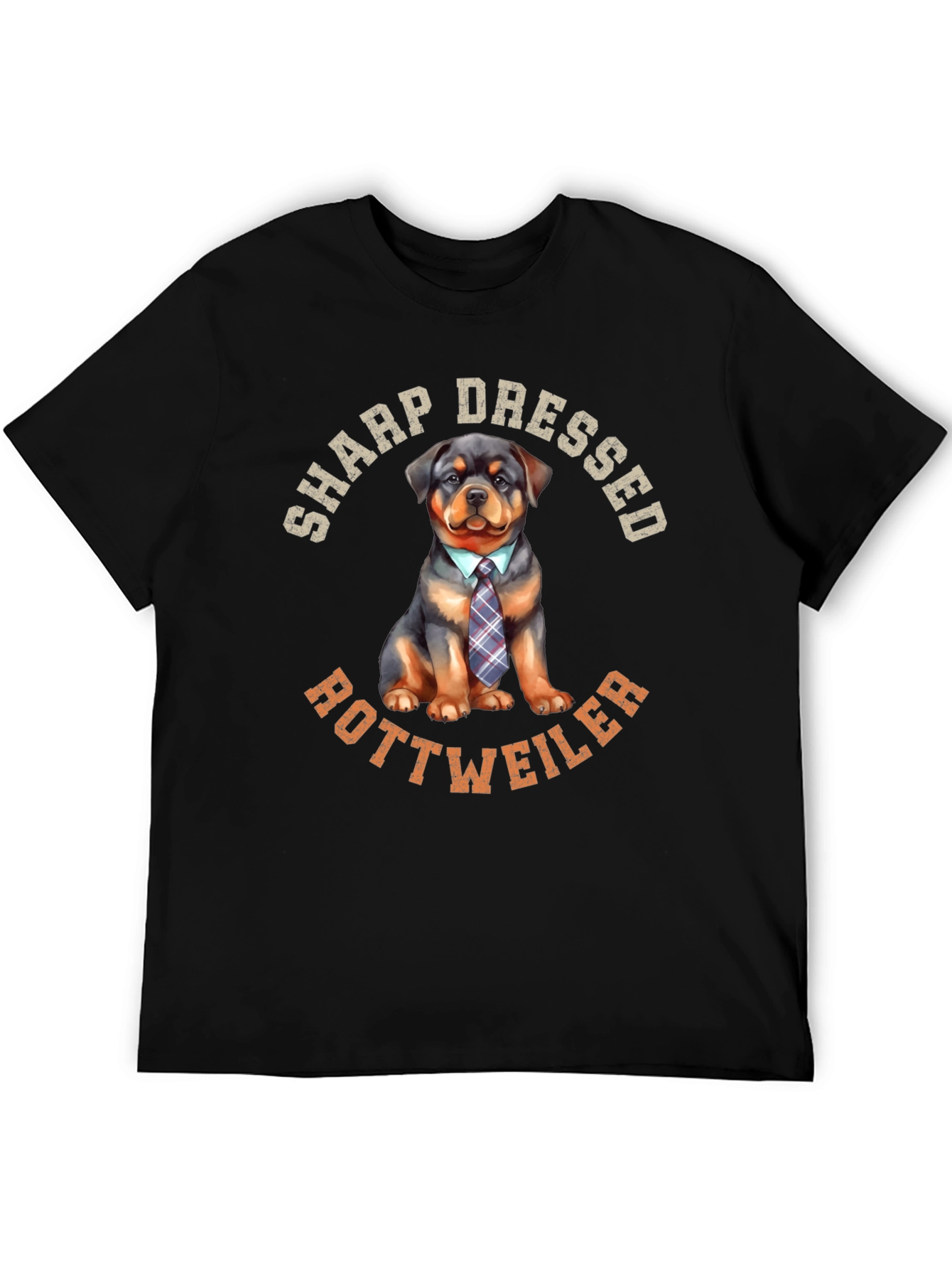 Sharp Dressed Rottweiler Dog Graphic Tee