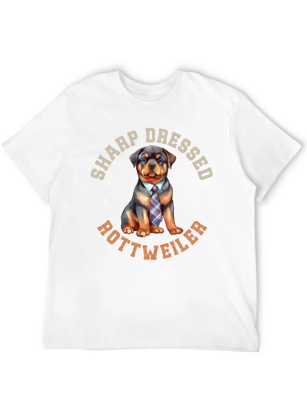 Sharp Dressed Rottweiler Dog Graphic Tee