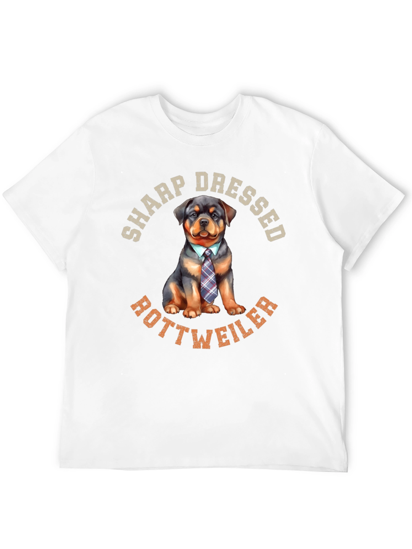 Sharp Dressed Rottweiler Dog Graphic Tee