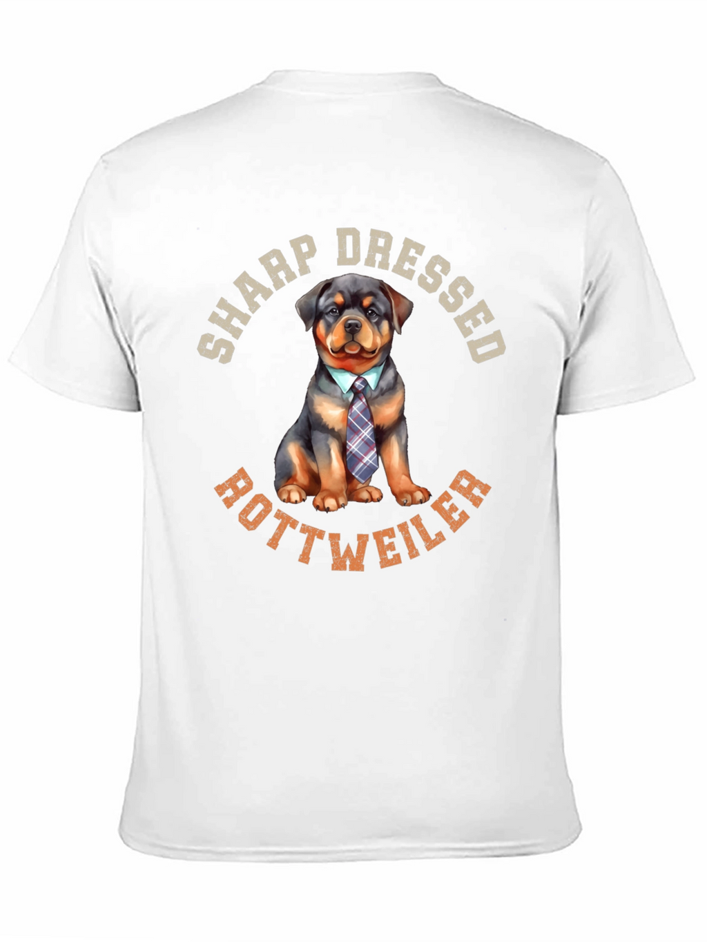 Sharp Dressed Rottweiler Dog Graphic Tee