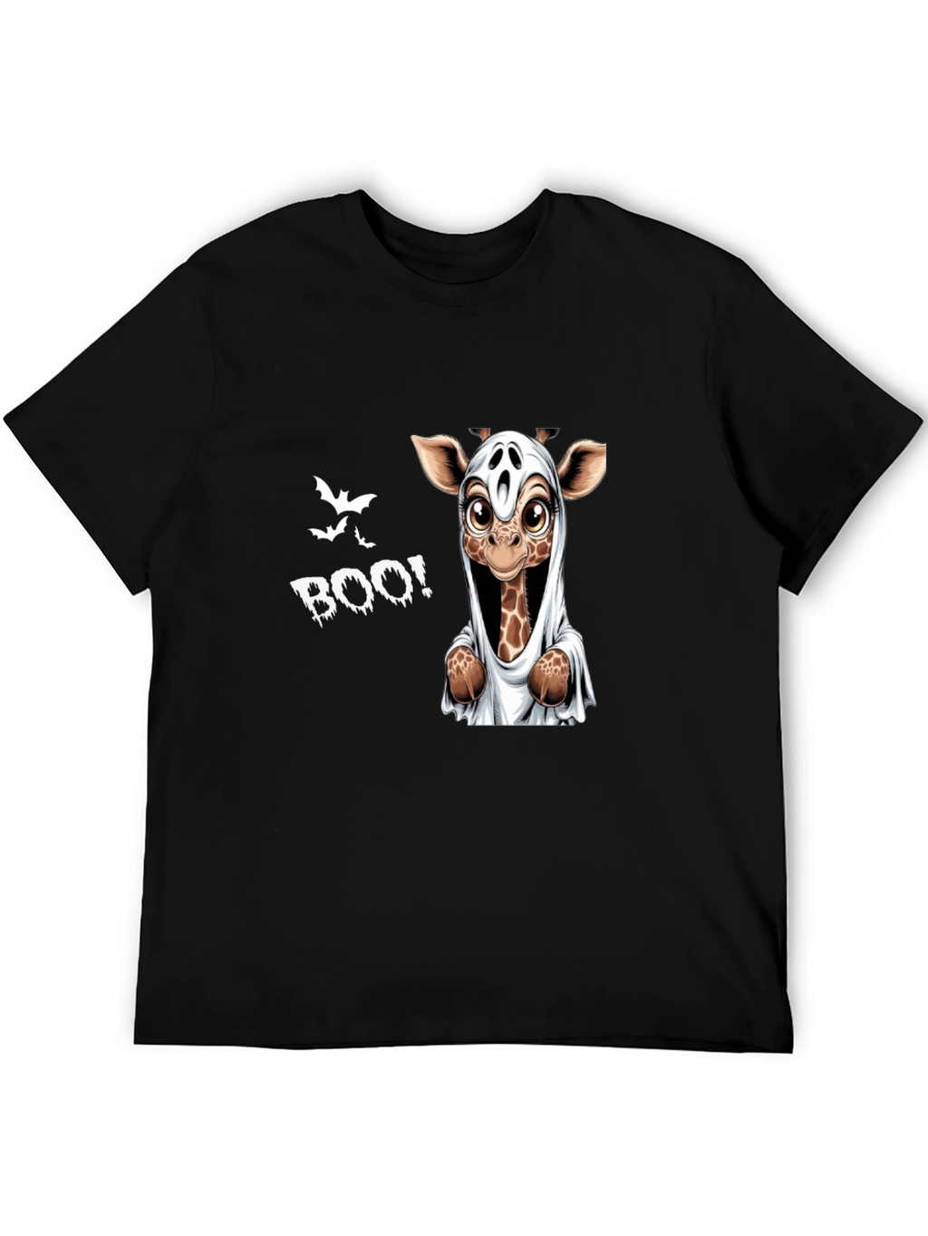 Halloween Giraffe Boo Graphic Tee