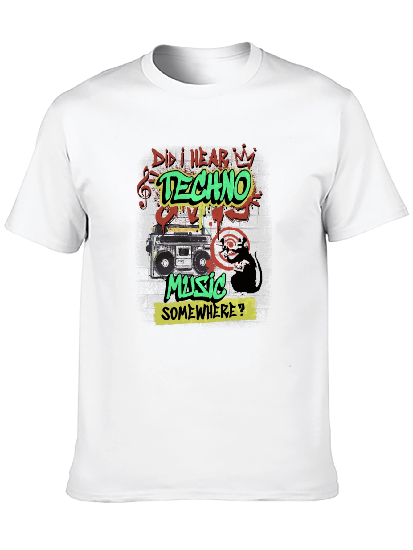 Techno Music Graphic Tee
