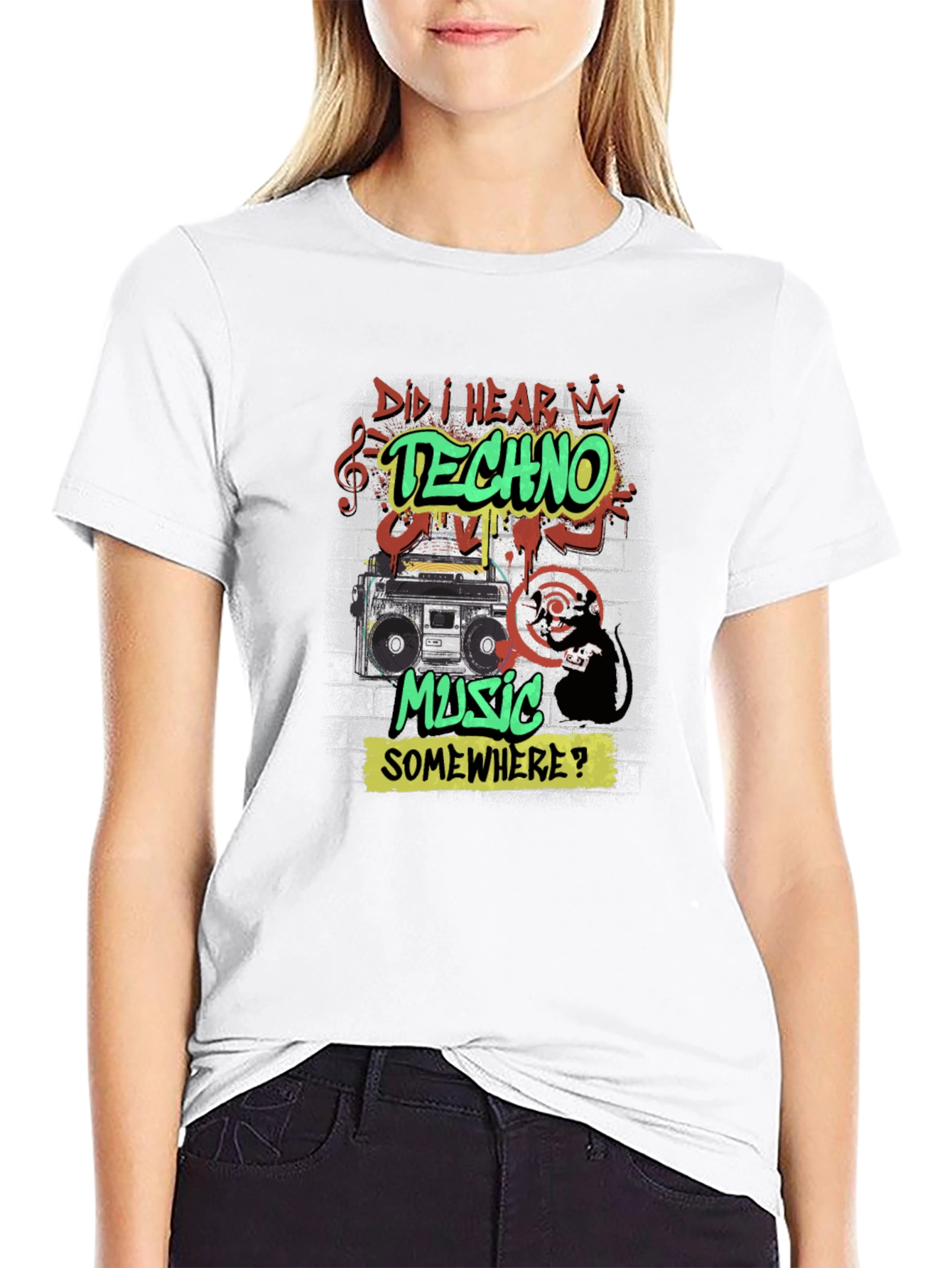 Techno Music Graphic Tee