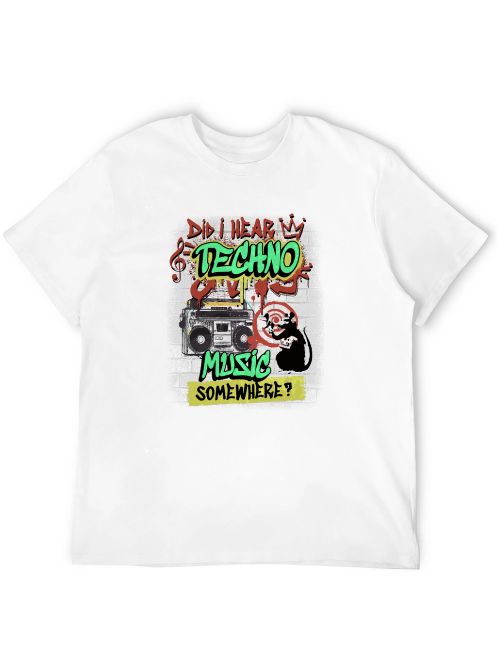Techno Music Graphic Tee