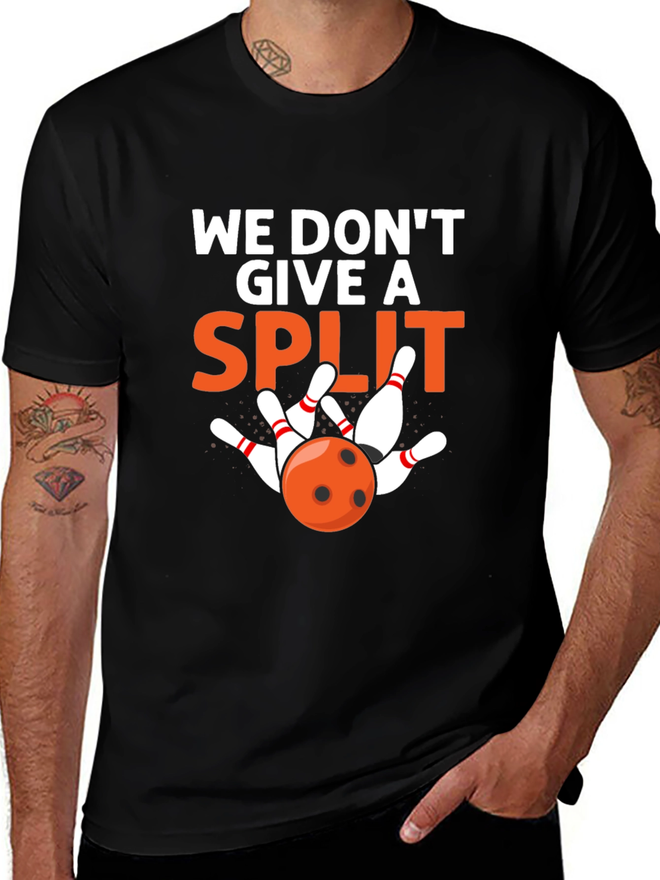 We Dont Give a Split Bowling T-Shirt