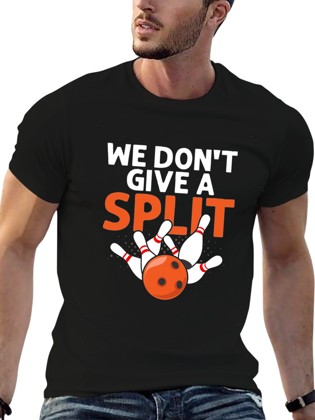 We Dont Give a Split Bowling T-Shirt