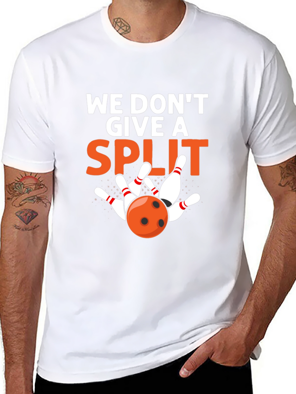 We Dont Give a Split Bowling T-Shirt