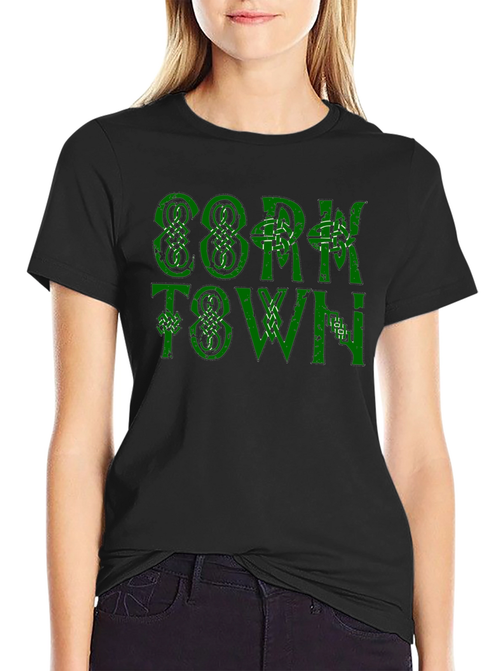 Cork Town Irish Pride Black T-Shirt