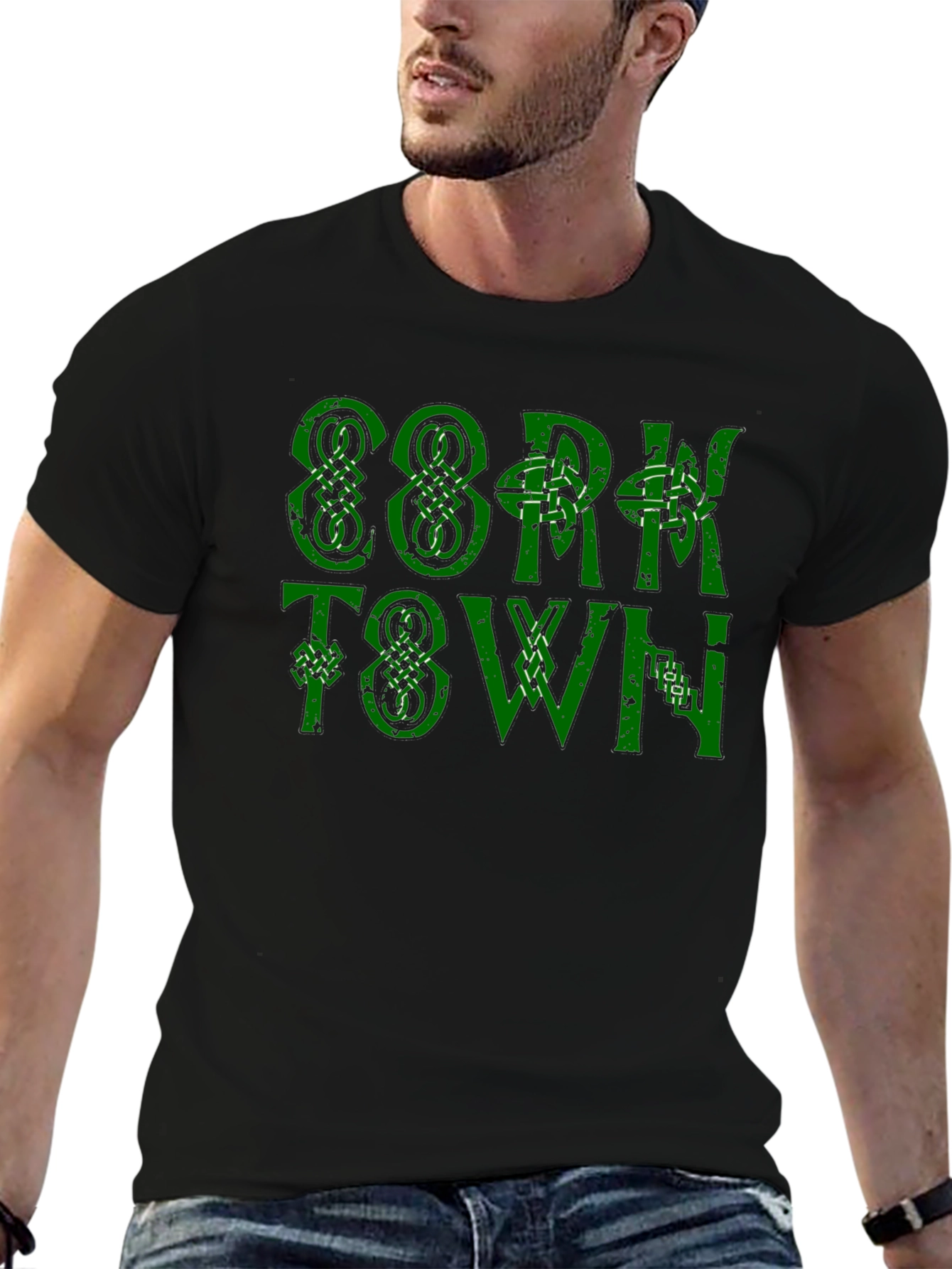 Cork Town Irish Pride Black T-Shirt