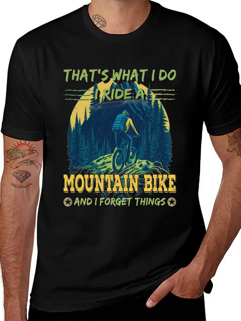 Mountain Bike T-Shirt: Ride and Forget
