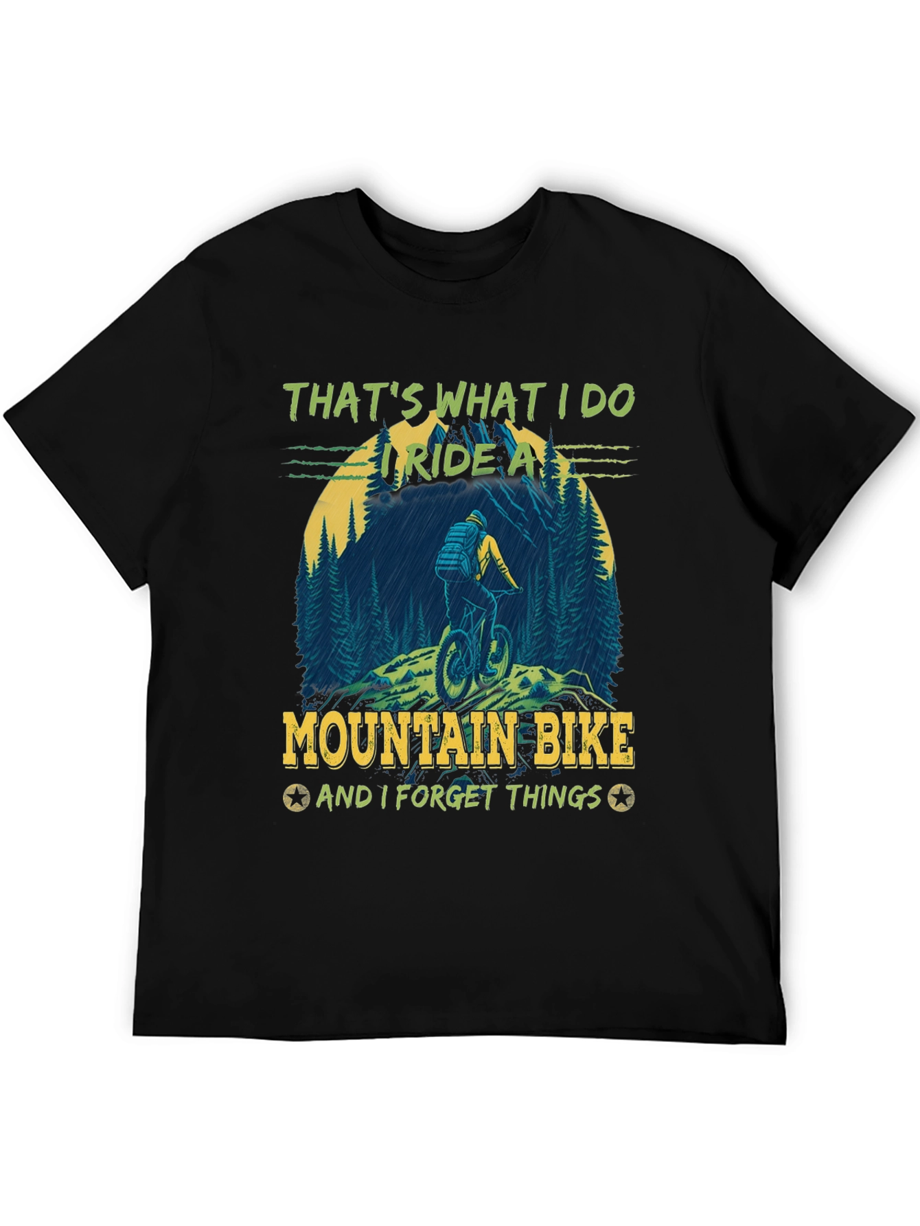Mountain Bike T-Shirt: Ride and Forget