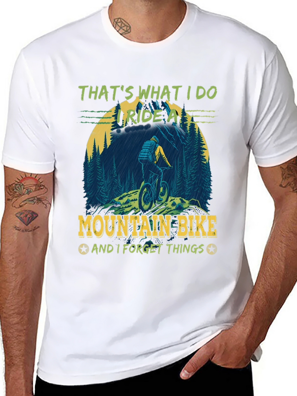 Mountain Bike T-Shirt: Ride and Forget