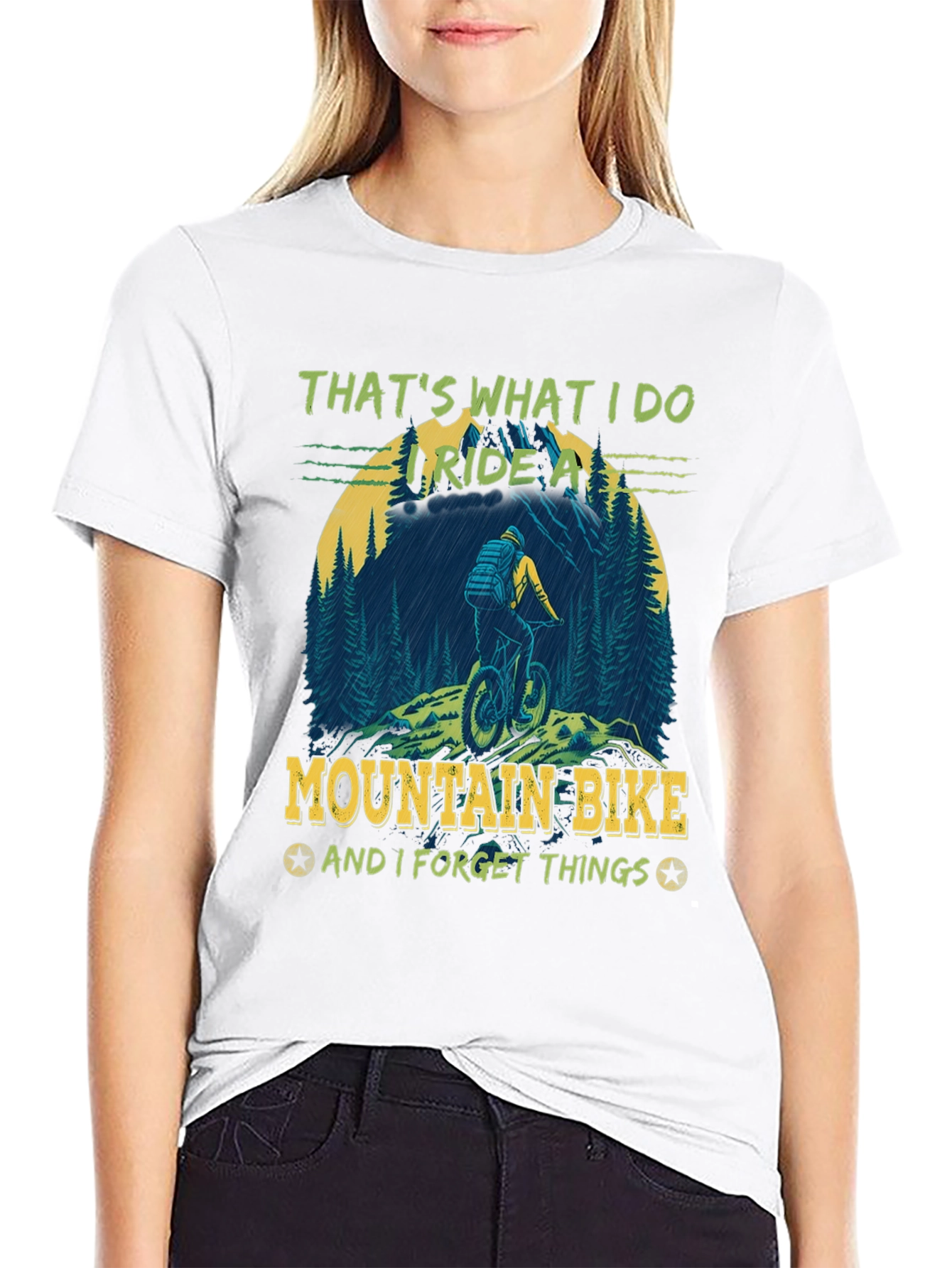 Mountain Bike T-Shirt: Ride and Forget