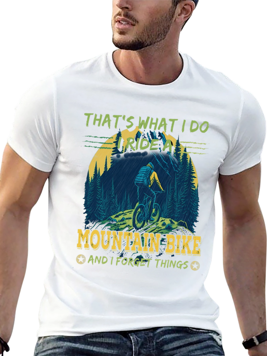 Mountain Bike T-Shirt: Ride and Forget