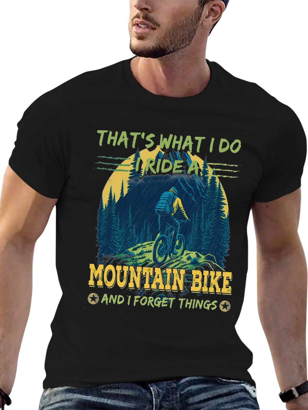 Mountain Bike T-Shirt: Ride and Forget